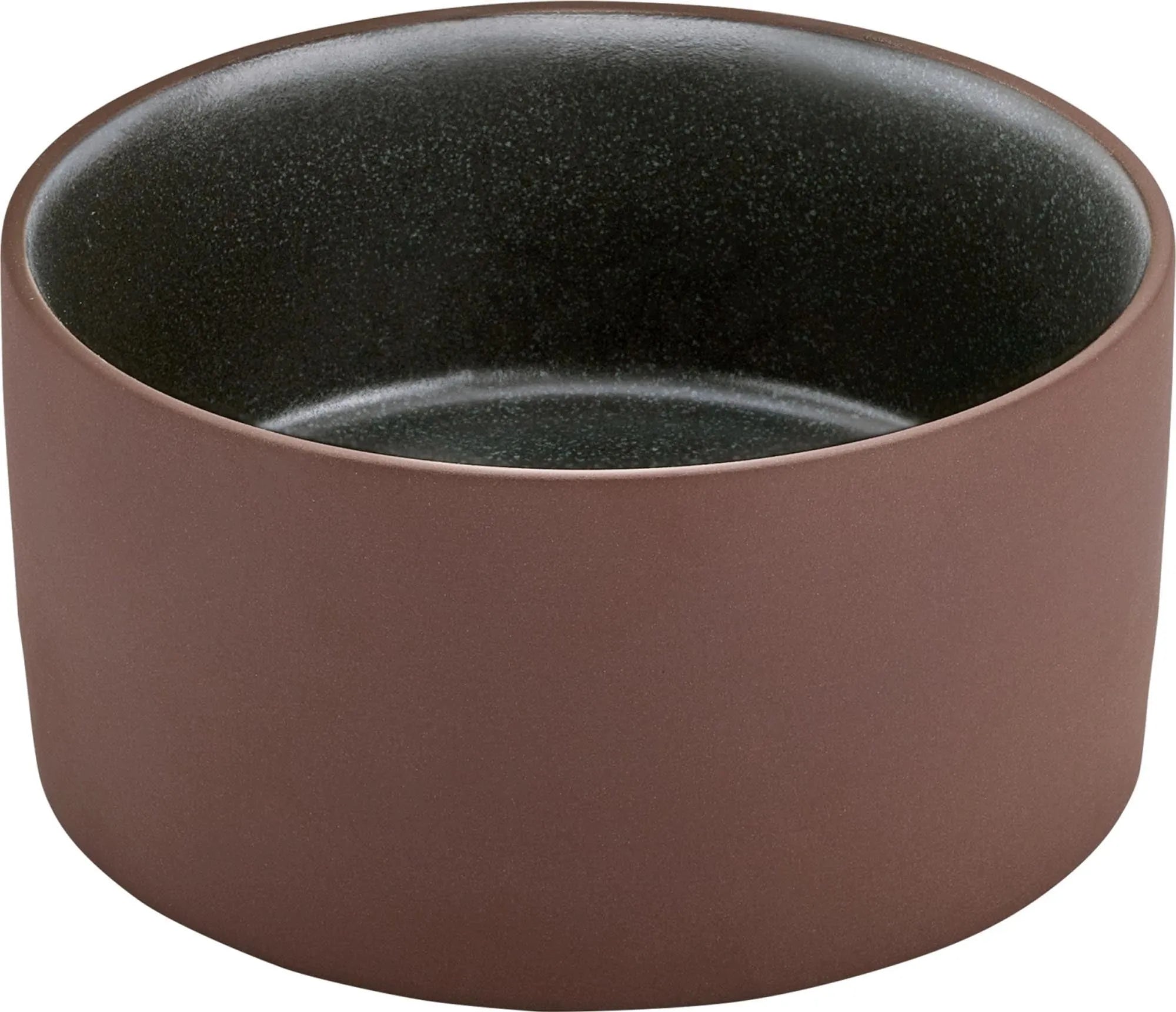 Playground 2in1 Bowl Plateau braun schwarz 16cm H8.3cm - KAQTU Design