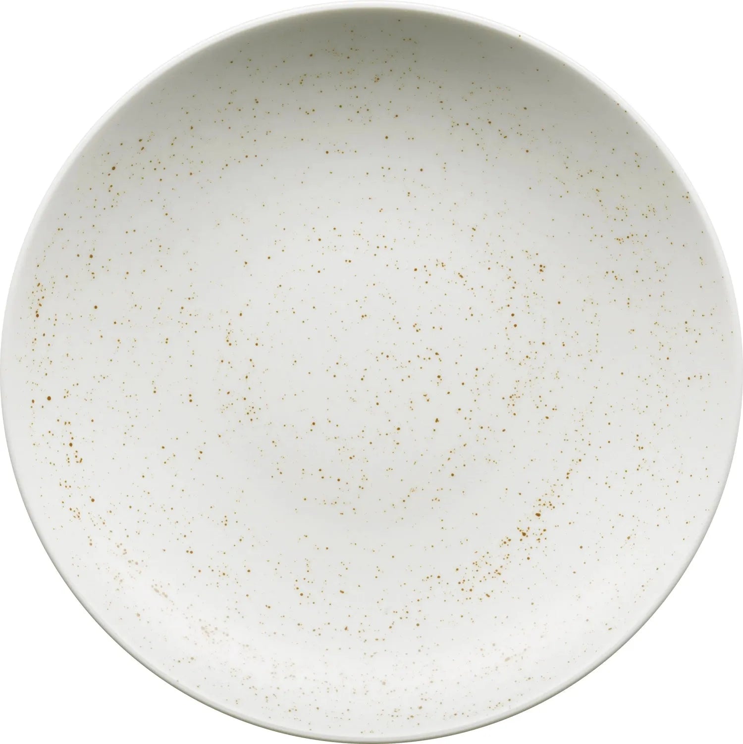 Pottery Unique white Teller tief rund coupe 21cm