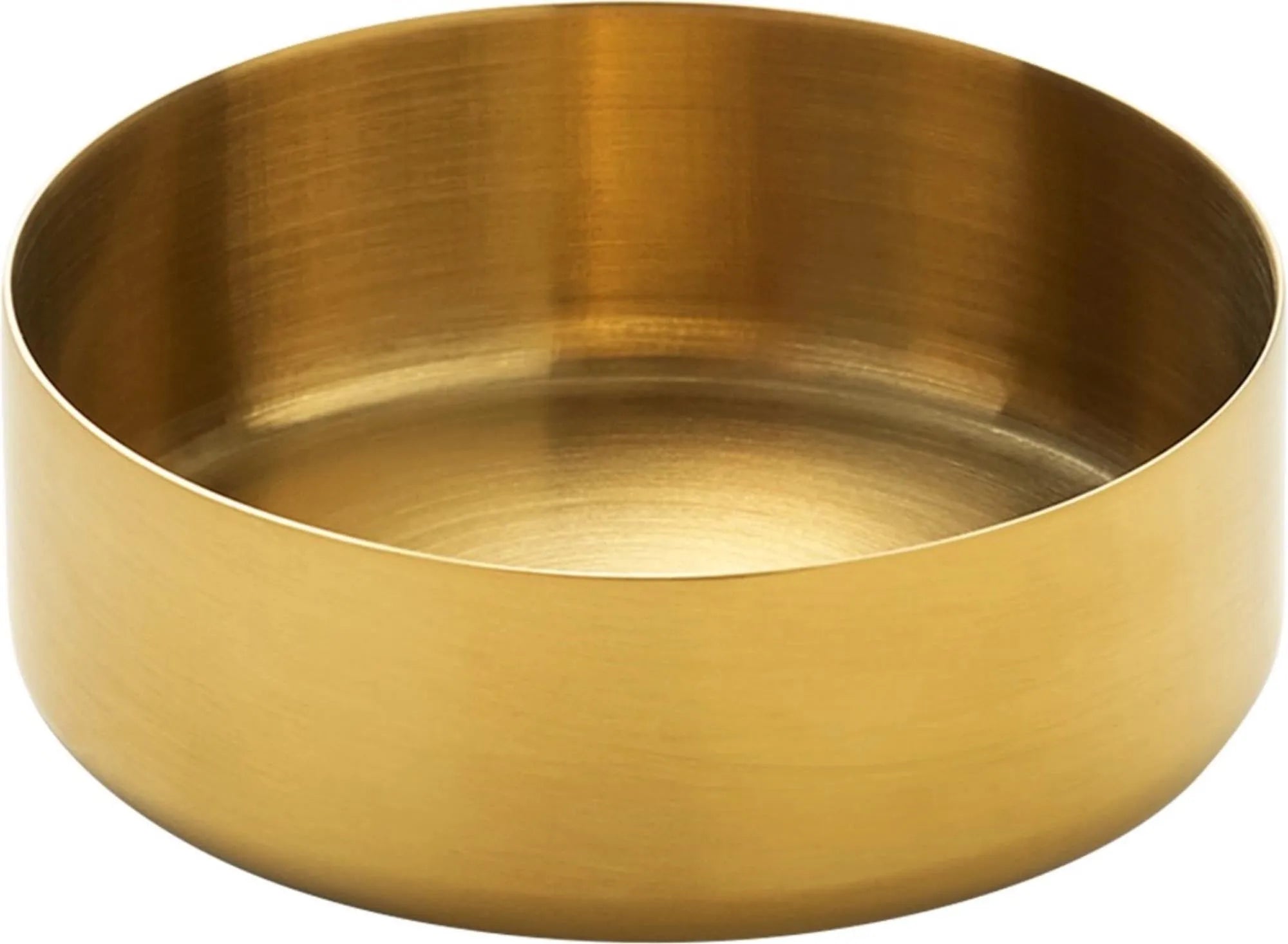 Playground Bowl Edelstahl goldfarben klein 8cm H2.6cm - KAQTU Design