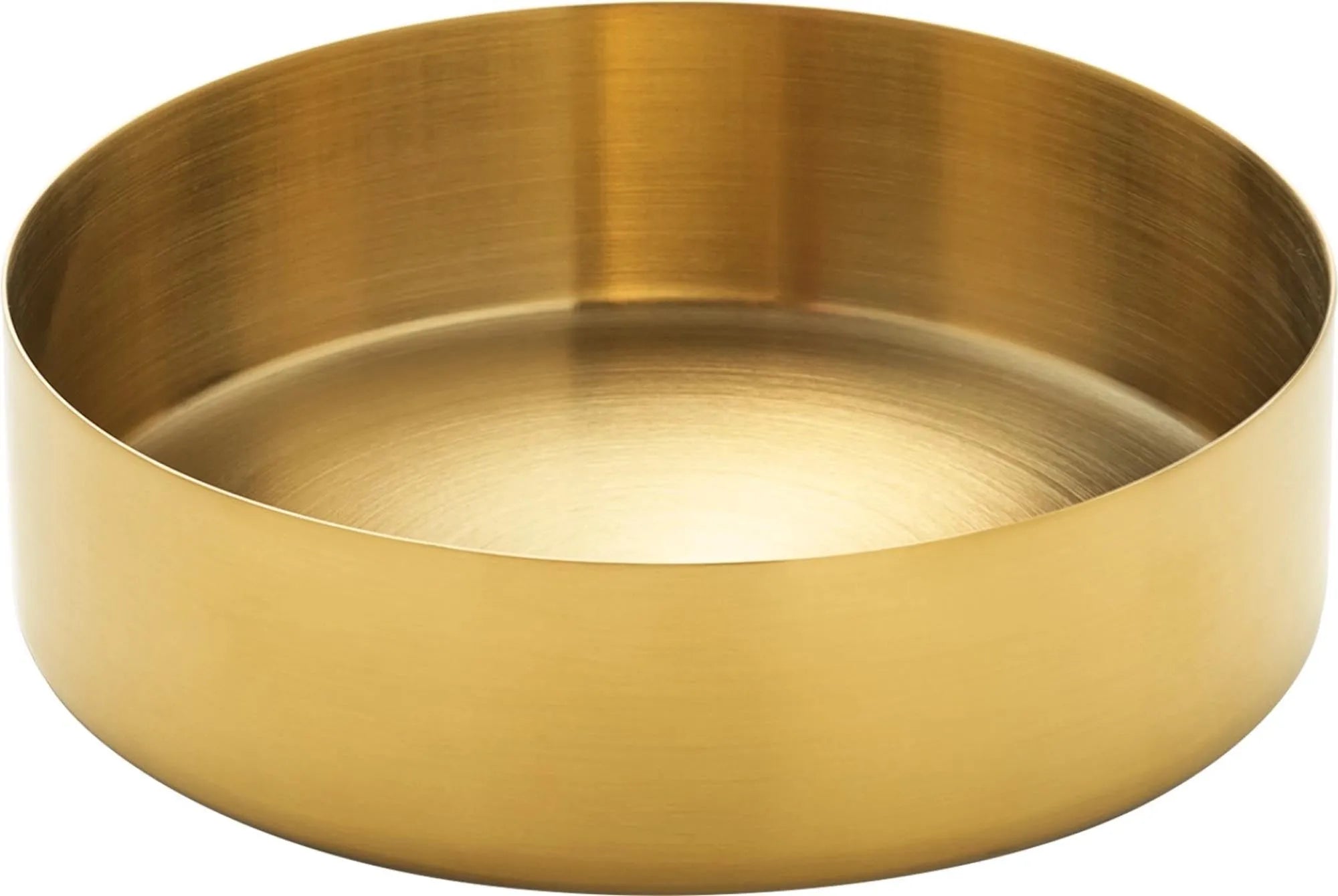 Playground Bowl Edelstahl goldfarben groß 13cm H3.5cm - KAQTU Design