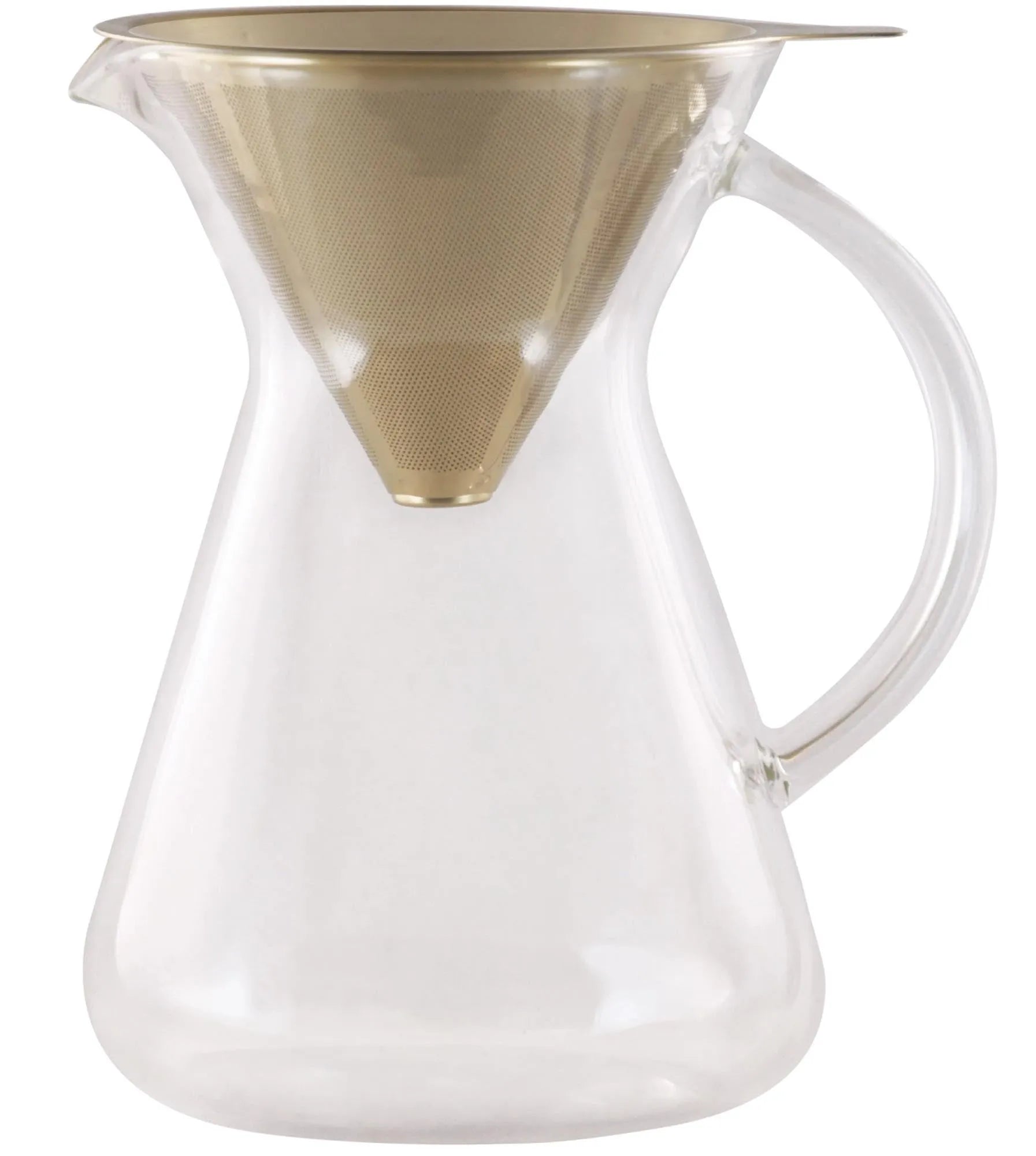 Playground Slow Coffee Maker gold 0.6lt D12cm H16cm - KAQTU Design