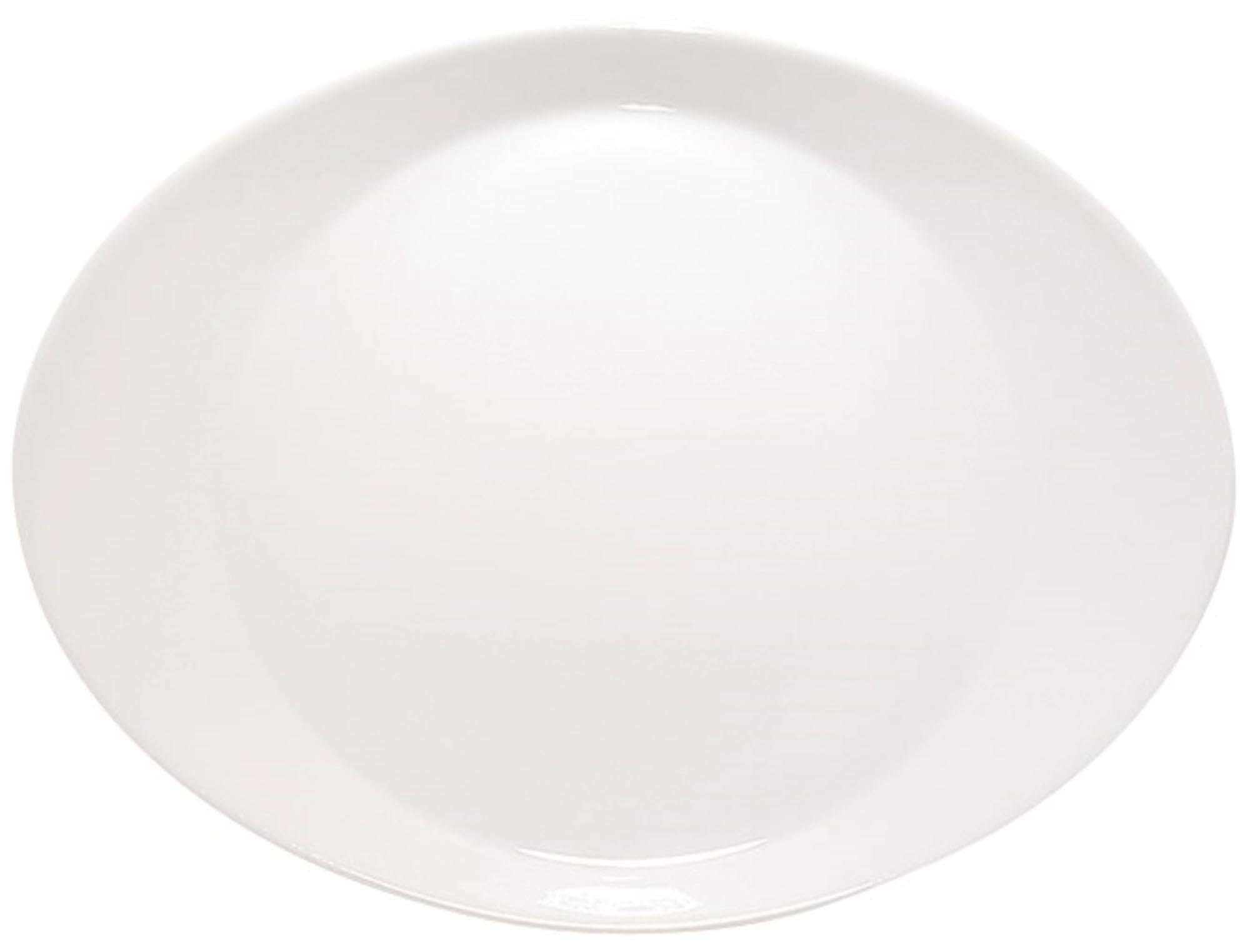 Eleganter ovaler Vorspeisenteller aus hochwertigem Porzellan, ideal für stilvolle Präsentationen in Restaurants und zu Hause.