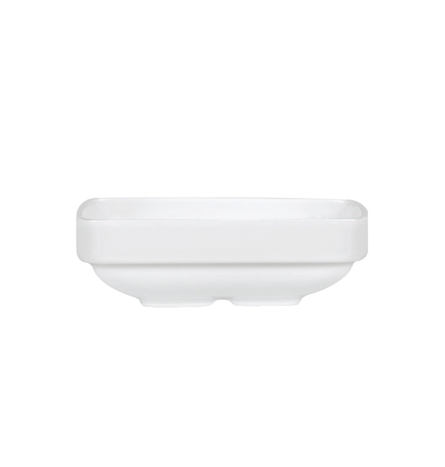 Hospital salad bowl square. 11.7x11.7cm H3.6cm 0.26lt