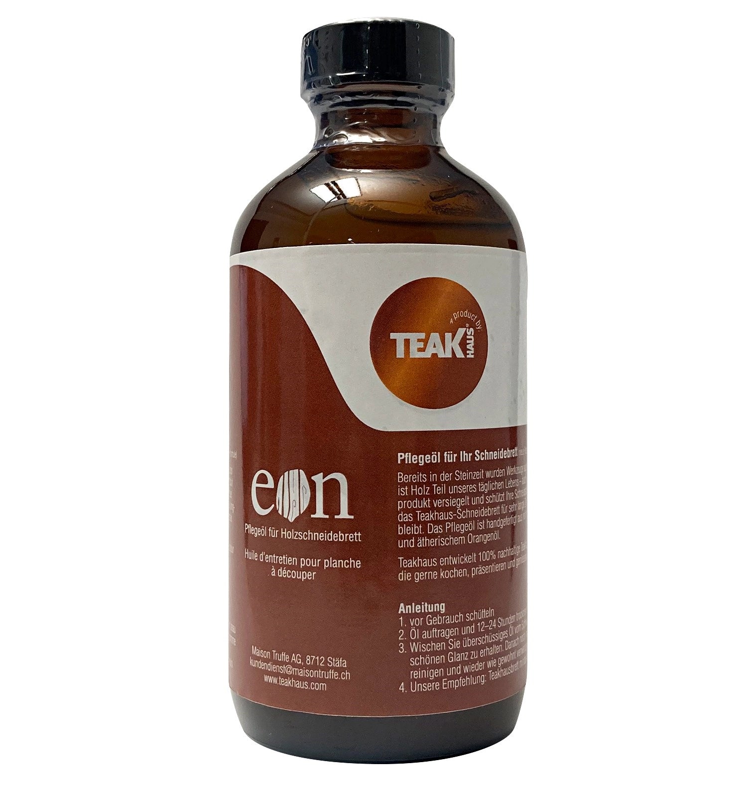 Maintenance Teakholz Pflegeöl 0.2l in Braun präsentiert im Onlineshop von KAQTU Design AG. Zutaten ist von Teak Haus