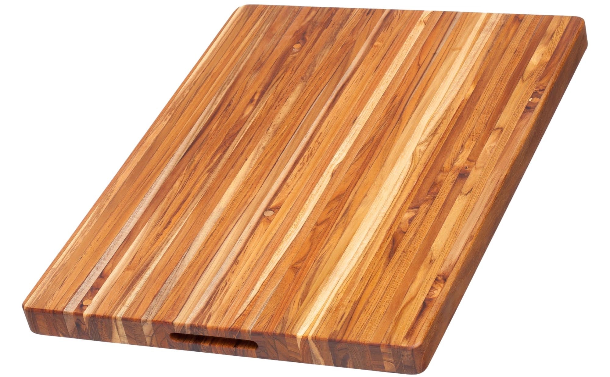 Teak Schneide- und Servierbrett, 61x46x3.8 cm