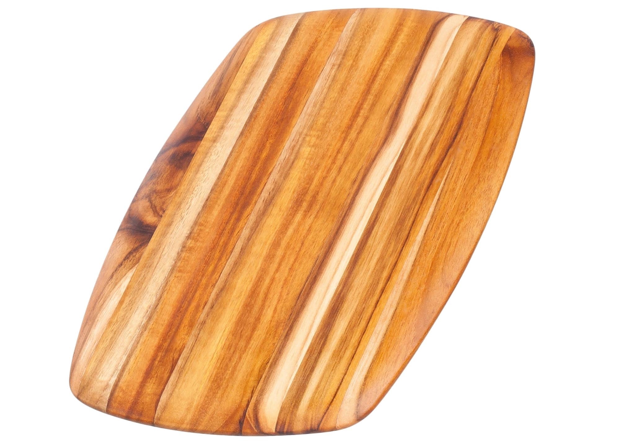 Teak Schneide- und Servierbrett, 36x24x1.4 cm