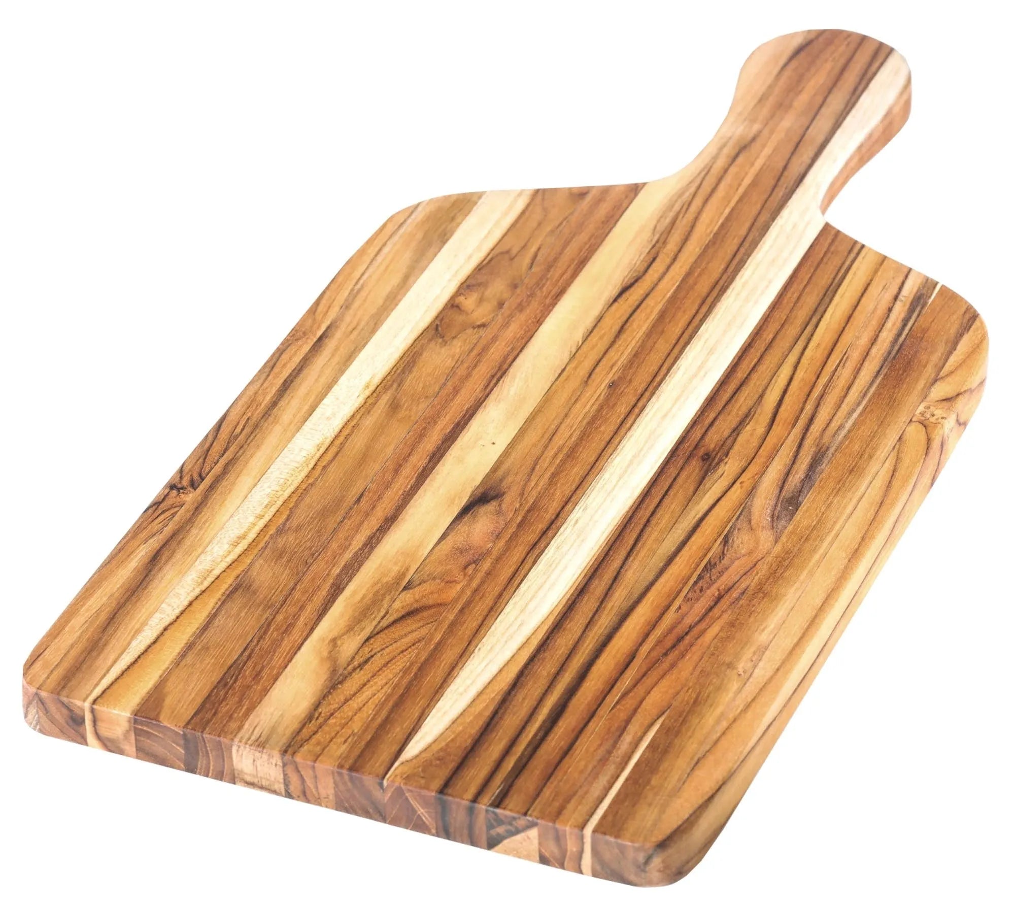 Elegantes Teak Schneidebrett, 50,8x25,4 cm, langlebig, wasserabweisend, ideal zum Schneiden und Servieren.