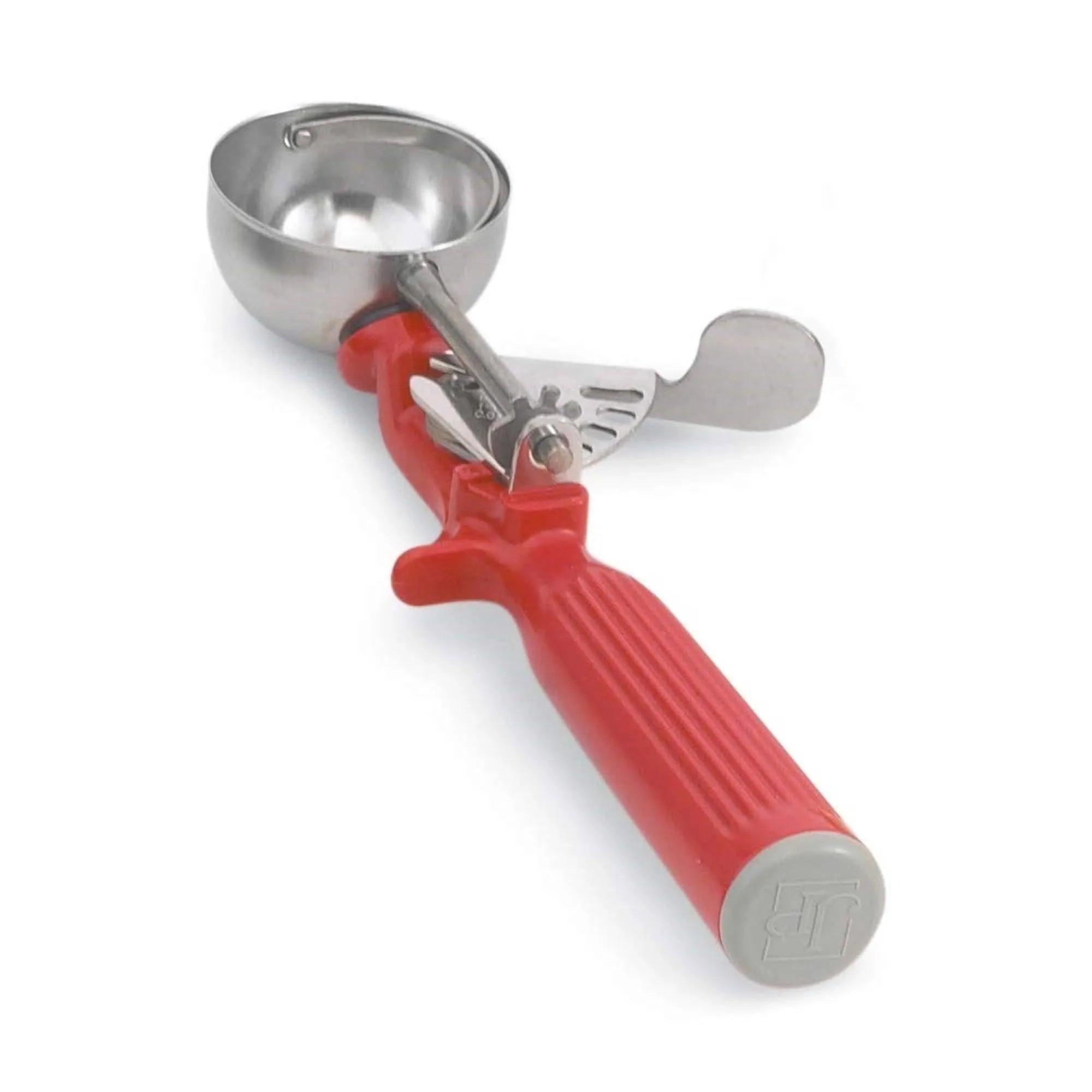 Ergonomischer Portionierer 2,4 cm, rutschfest, Edelstahl, spülmaschinenfest, ideal für Eis, Teig, Gastronomie.