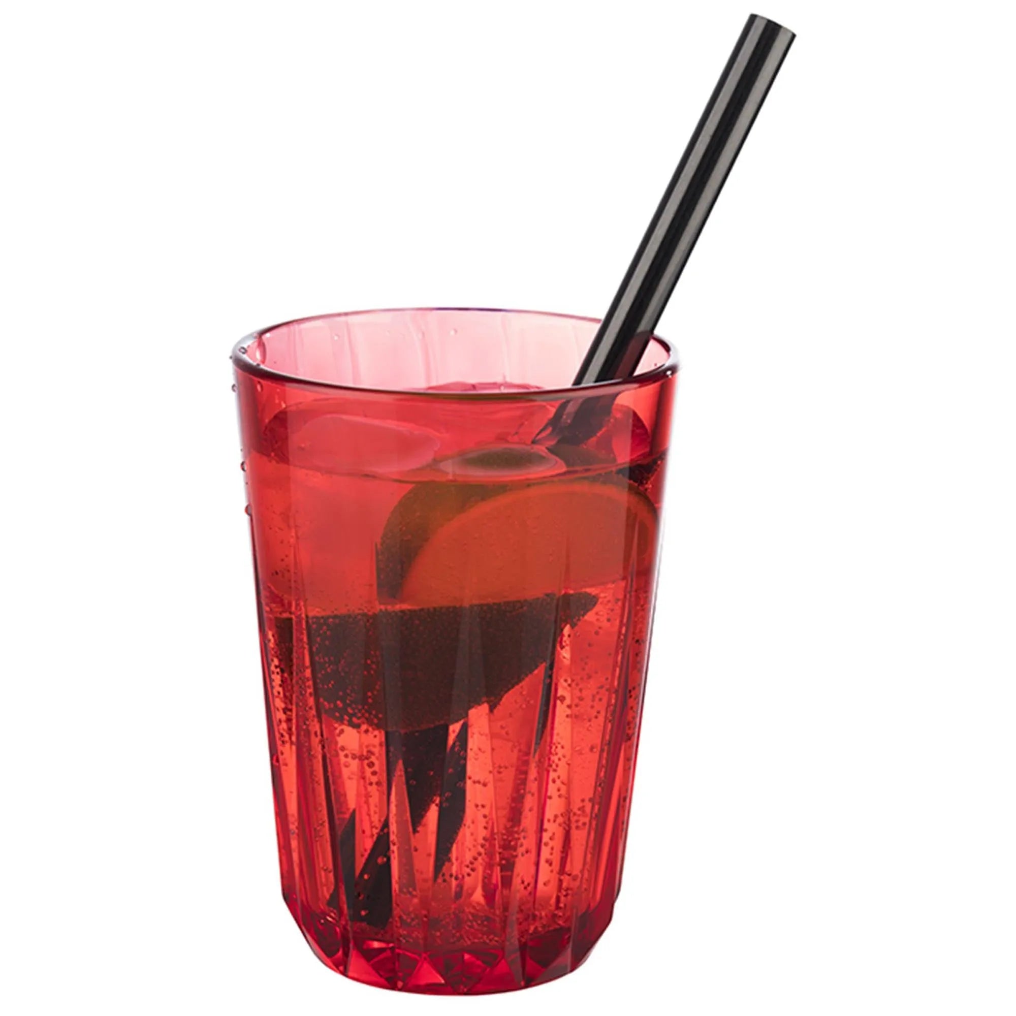 Trinkbecher Crystal transparent 150ml in Rot präsentiert im Onlineshop von KAQTU Design AG. Glas ist von Buffet&Display