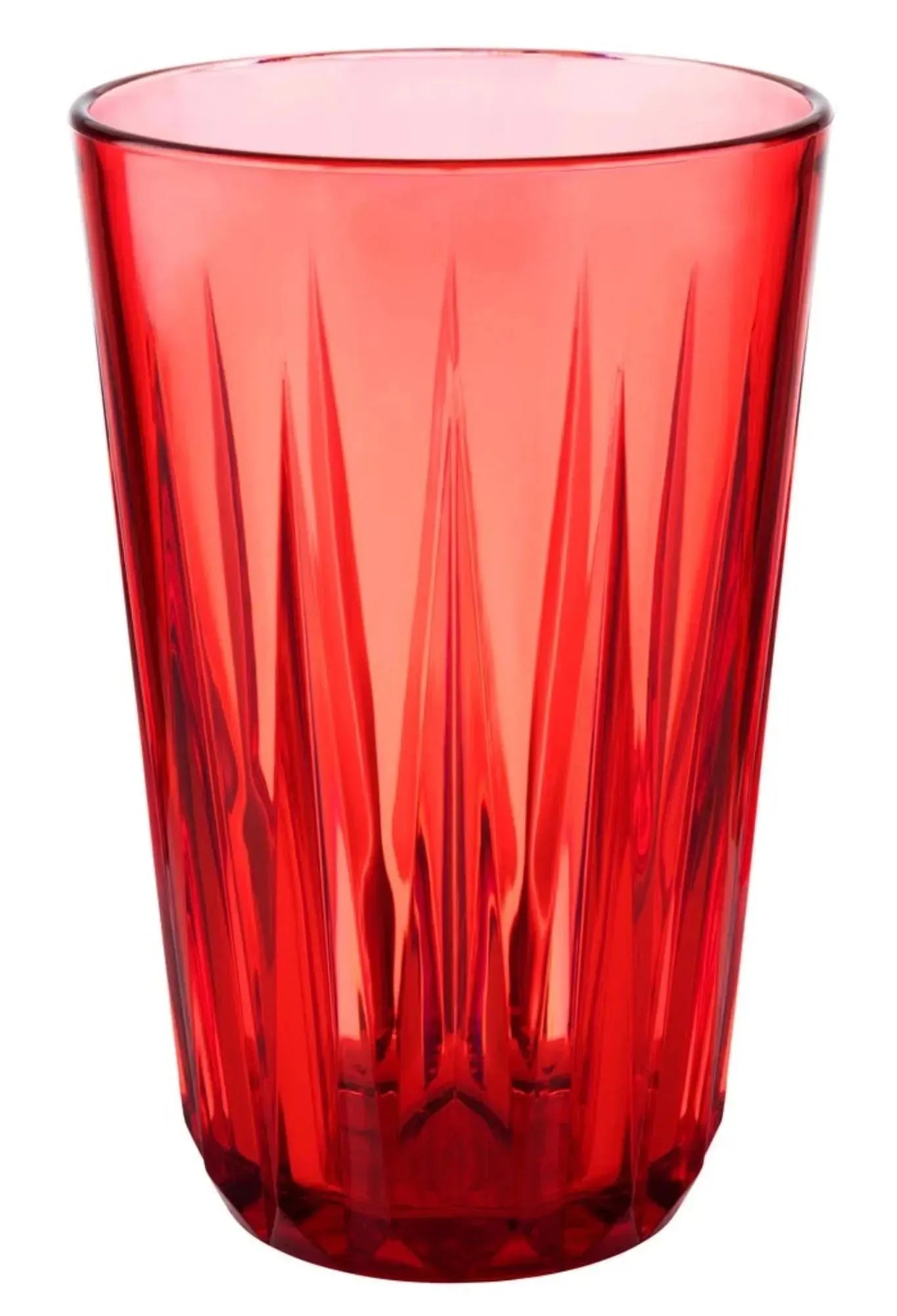 Trinkbecher Crystal 300ml in Rot präsentiert im Onlineshop von KAQTU Design AG. Glas ist von Buffet&Display