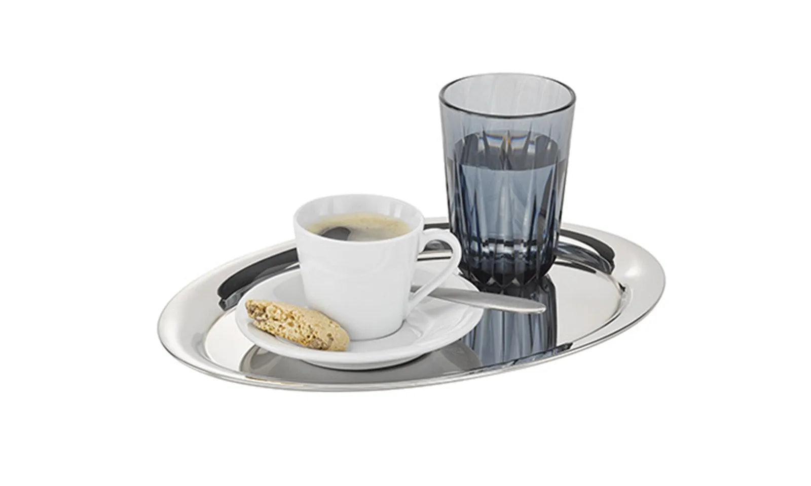 Trinkbecher Crystal 150ml in Grau präsentiert im Onlineshop von KAQTU Design AG. Glas ist von Buffet&Display