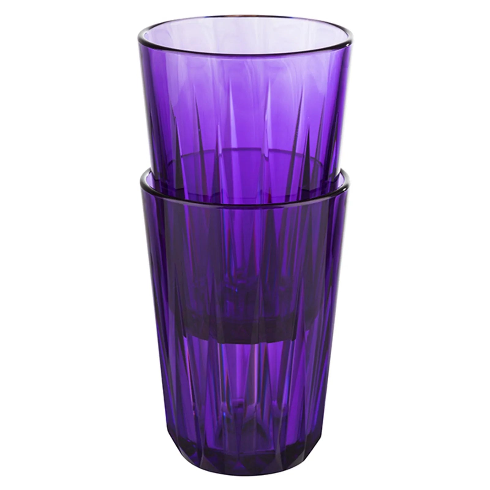 Trinkbecher Crystal violett D7cm H9.5cm, 150ml in Violett präsentiert im Onlineshop von KAQTU Design AG. Glas ist von Buffet&Display