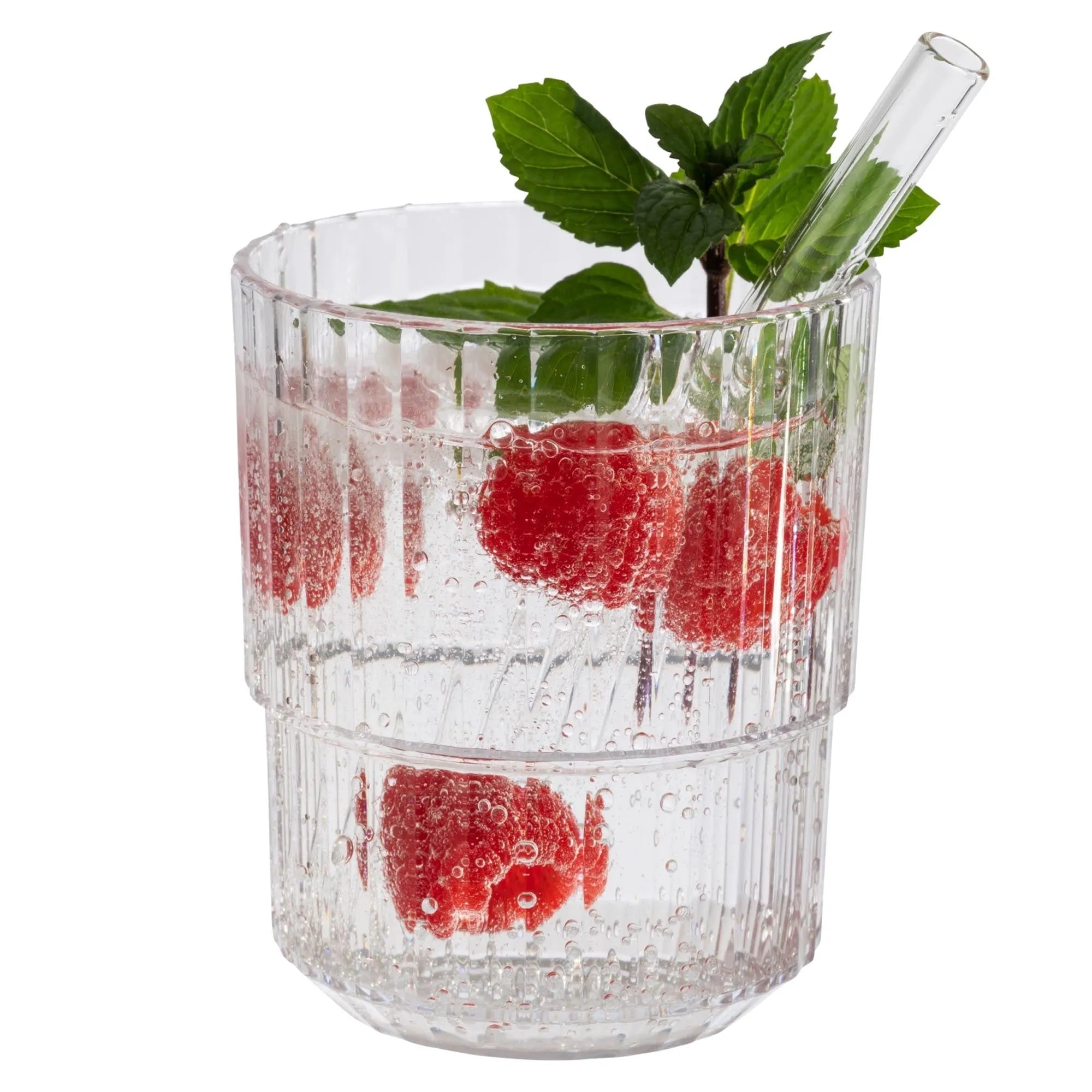 Trinkbecher Linea 300ml in Transparent präsentiert im Onlineshop von KAQTU Design AG. Glas ist von Buffet&Display