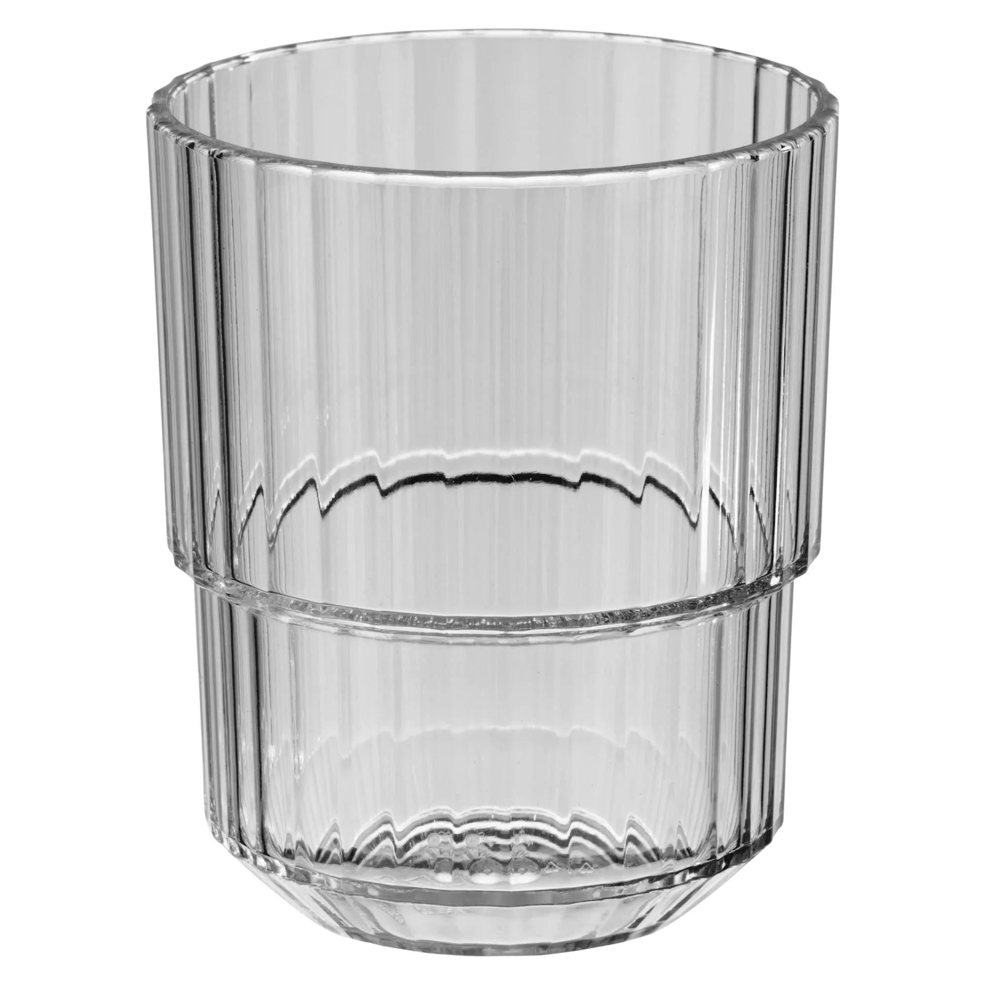 Trinkbecher Linea 150ml in Grau präsentiert im Onlineshop von KAQTU Design AG. Glas ist von Buffet&Display