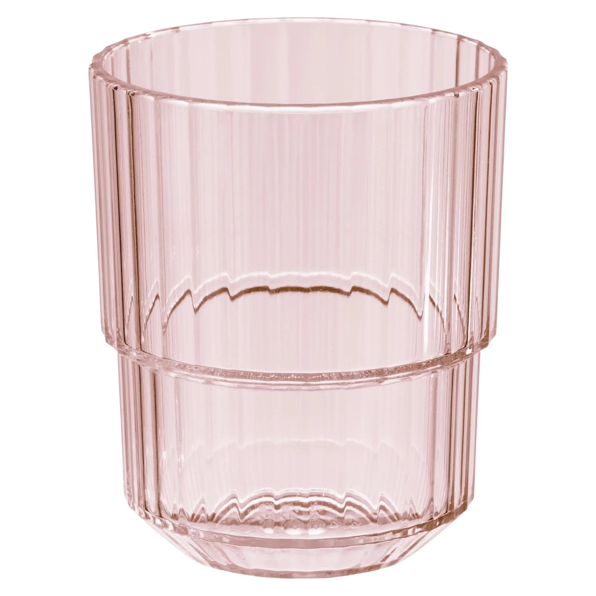 Trinkbecher Linea 150ml in Rosa präsentiert im Onlineshop von KAQTU Design AG. Glas ist von Buffet&Display