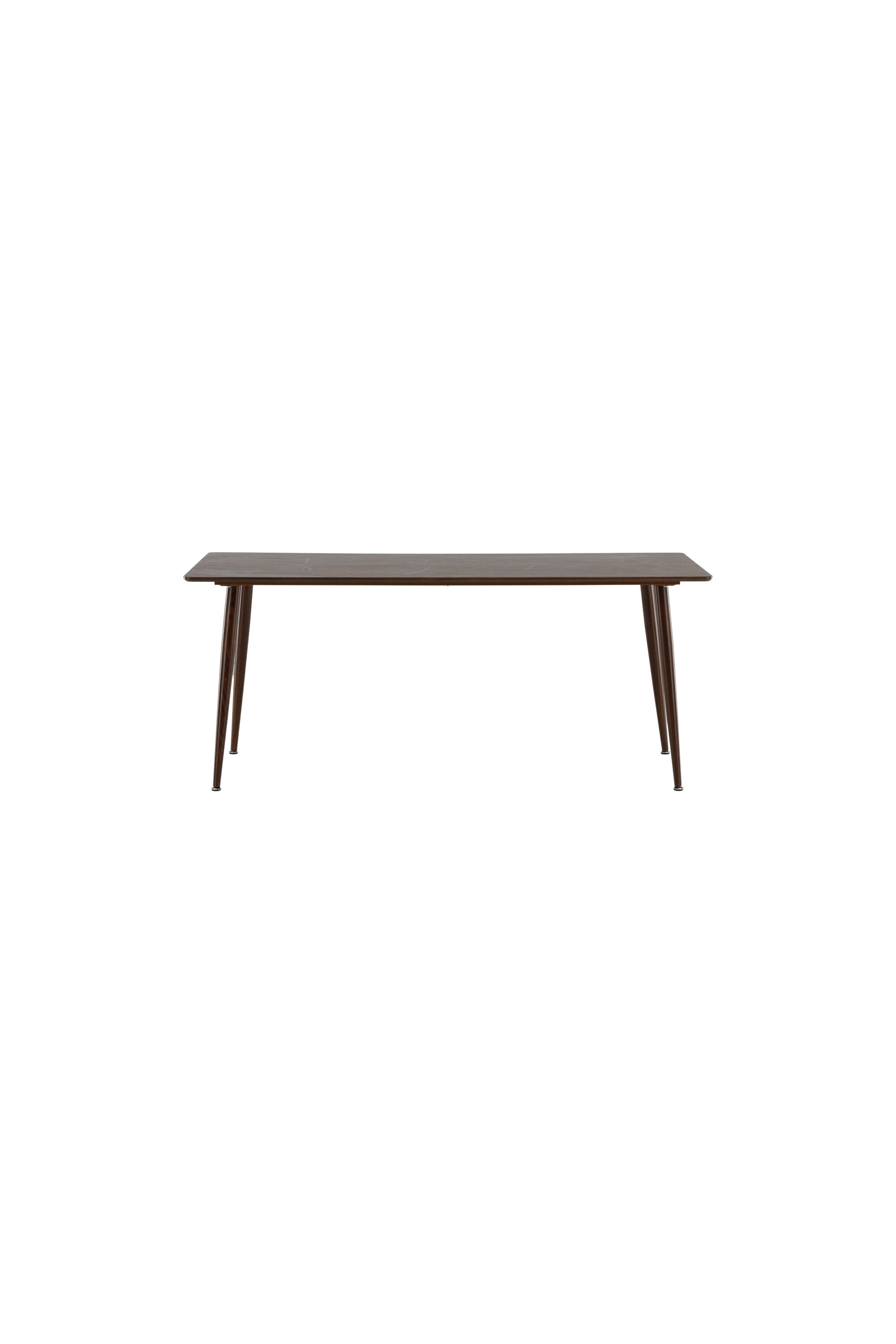 Polar Esstisch in Nussbaum / Schwarz präsentiert im Onlineshop von KAQTU Design AG. Esstisch ist von Venture Home