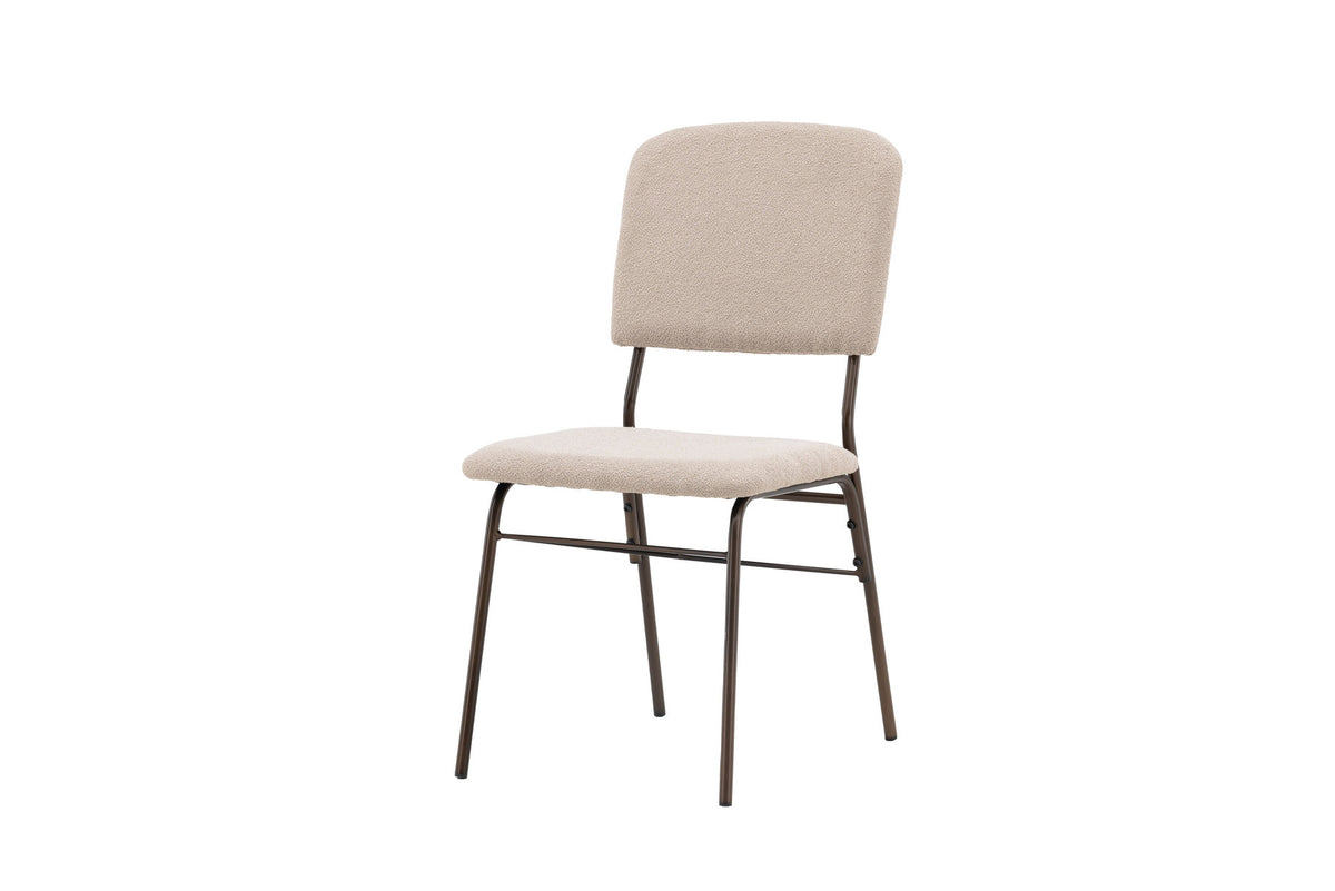 Dieser Stuhl in Beige präsentiert im Onlineshop von KAQTU Design AG. Stuhl ist von Venture Home
