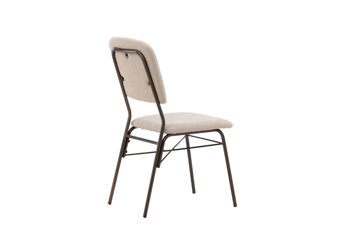 Dieser Stuhl in Beige präsentiert im Onlineshop von KAQTU Design AG. Stuhl ist von Venture Home