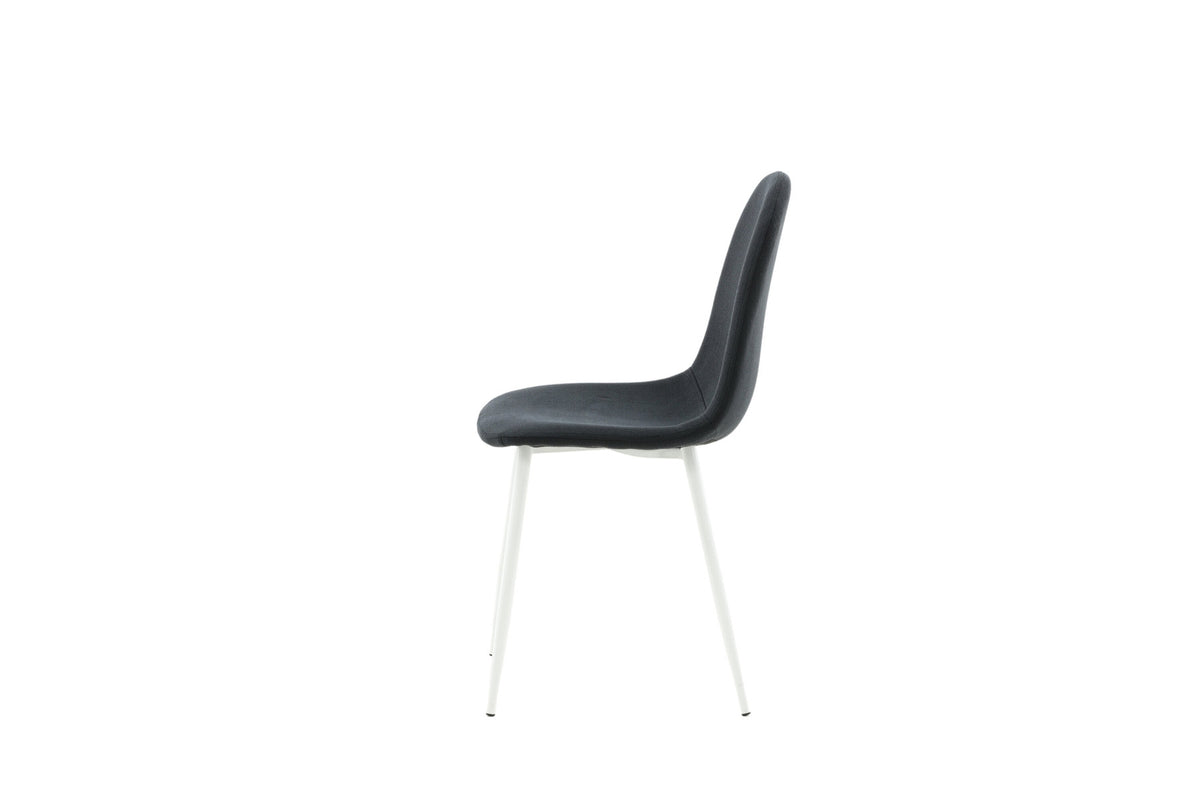 Polar Stuhl in Schwarz/Weiss präsentiert im Onlineshop von KAQTU Design AG. Stuhl ist von Venture Home