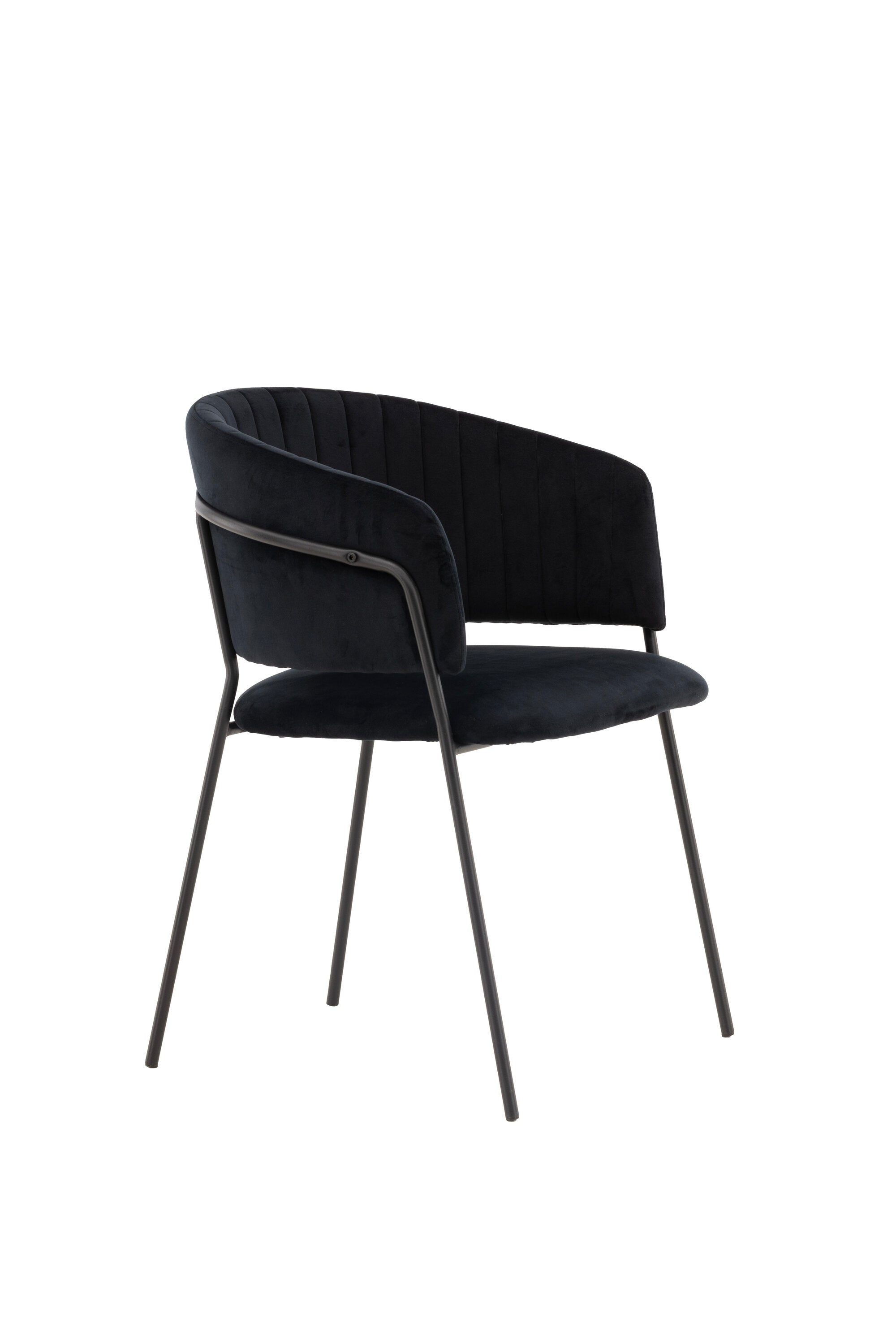 Selma Stuhl in Schwarz präsentiert im Onlineshop von KAQTU Design AG. Schalenstuhl mit Armlehne ist von Venture Home