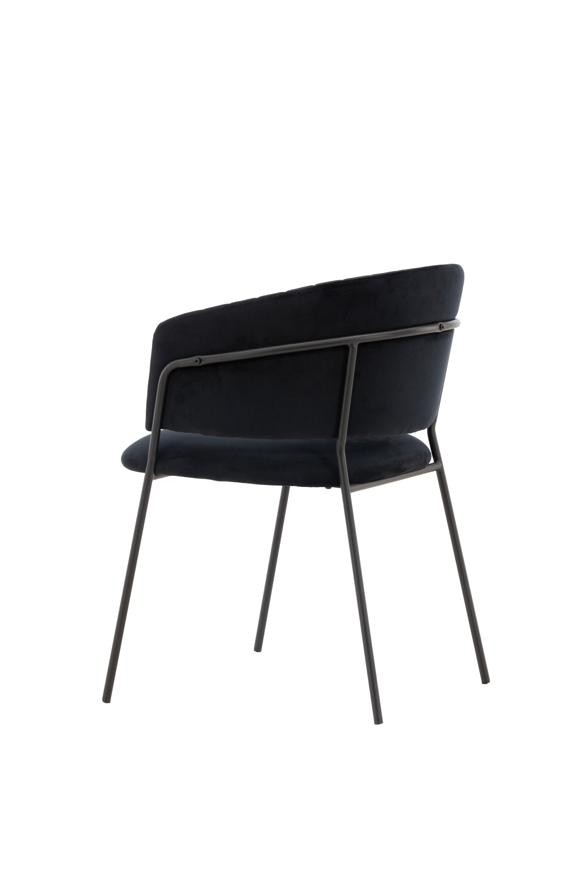 Selma Stuhl in Schwarz präsentiert im Onlineshop von KAQTU Design AG. Schalenstuhl mit Armlehne ist von Venture Home