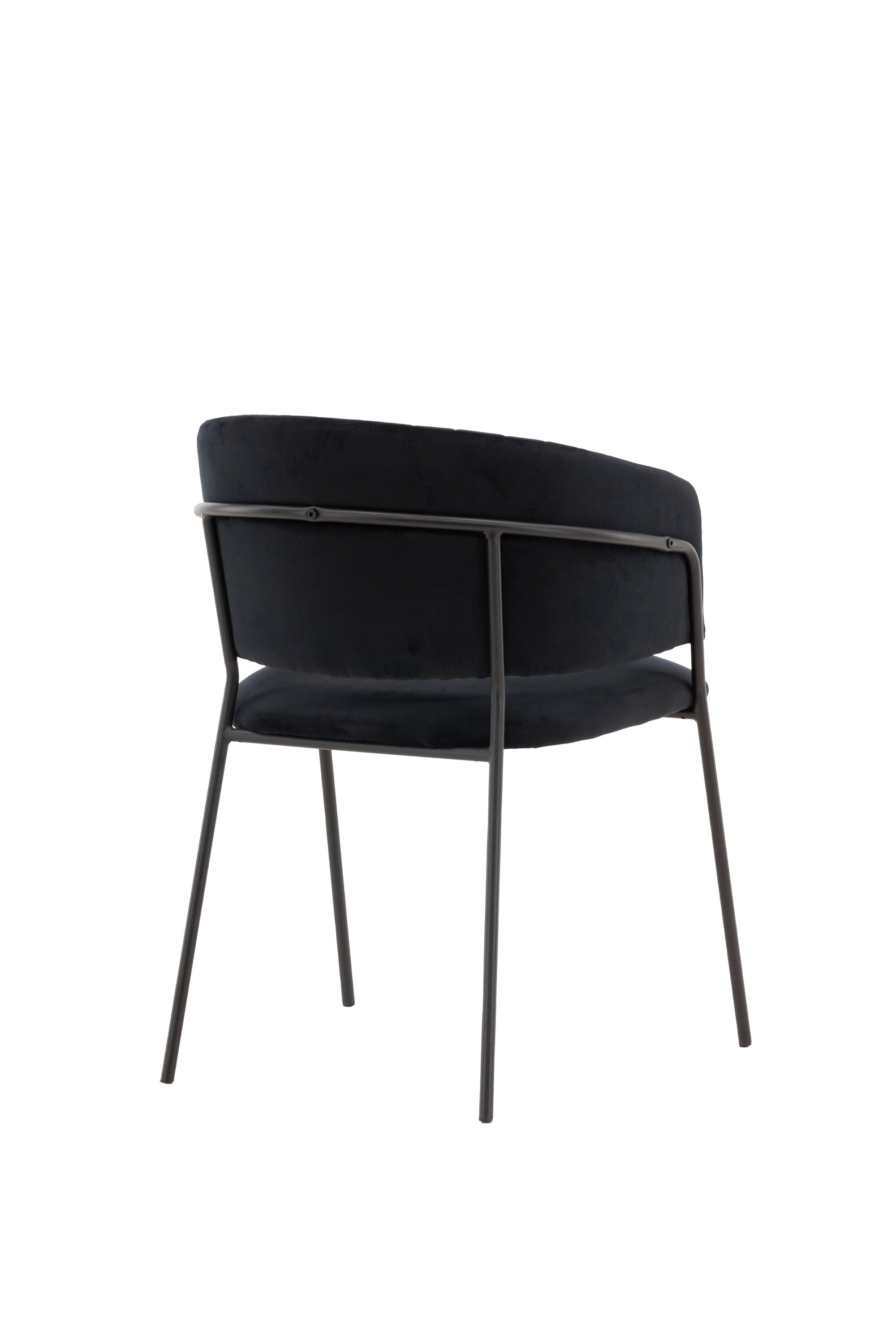Selma Stuhl in Schwarz präsentiert im Onlineshop von KAQTU Design AG. Schalenstuhl mit Armlehne ist von Venture Home