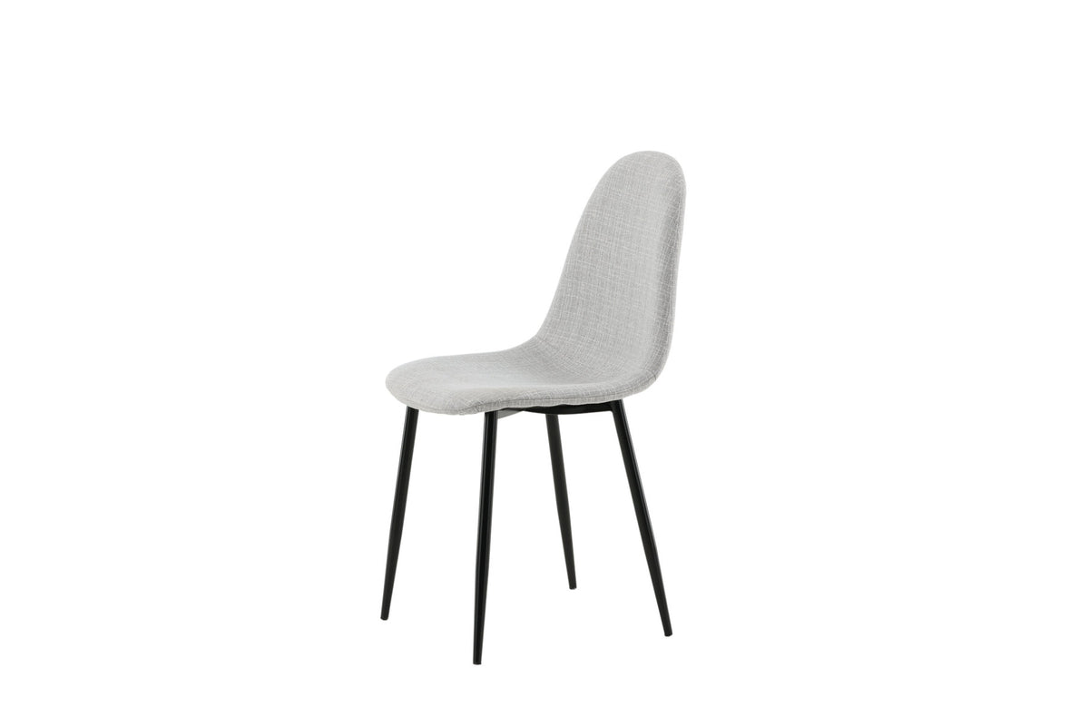 Polar Stuhl in Grau/Schwarz präsentiert im Onlineshop von KAQTU Design AG. Stuhl ist von Venture Home