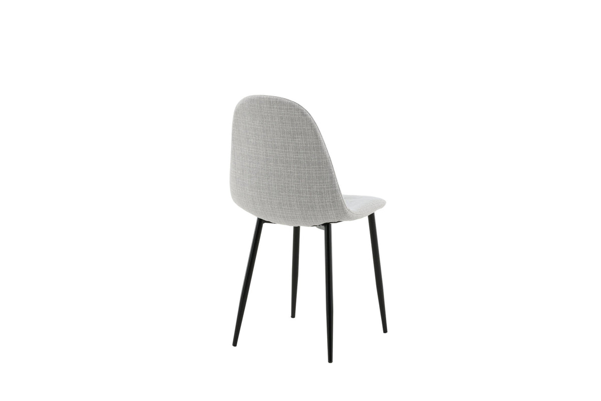 Polar Stuhl in Grau/Schwarz präsentiert im Onlineshop von KAQTU Design AG. Stuhl ist von Venture Home