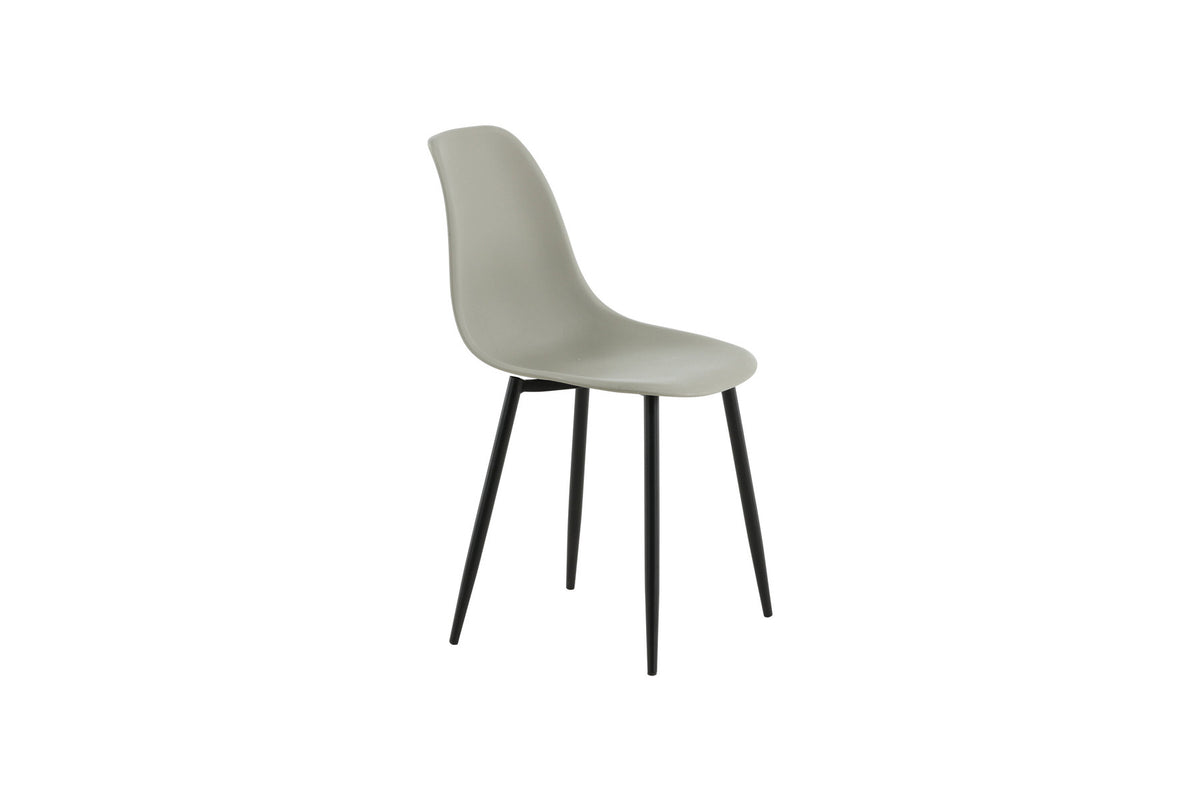 Polar Stuhl Plastic in Grau präsentiert im Onlineshop von KAQTU Design AG. Stuhl ist von Venture Home