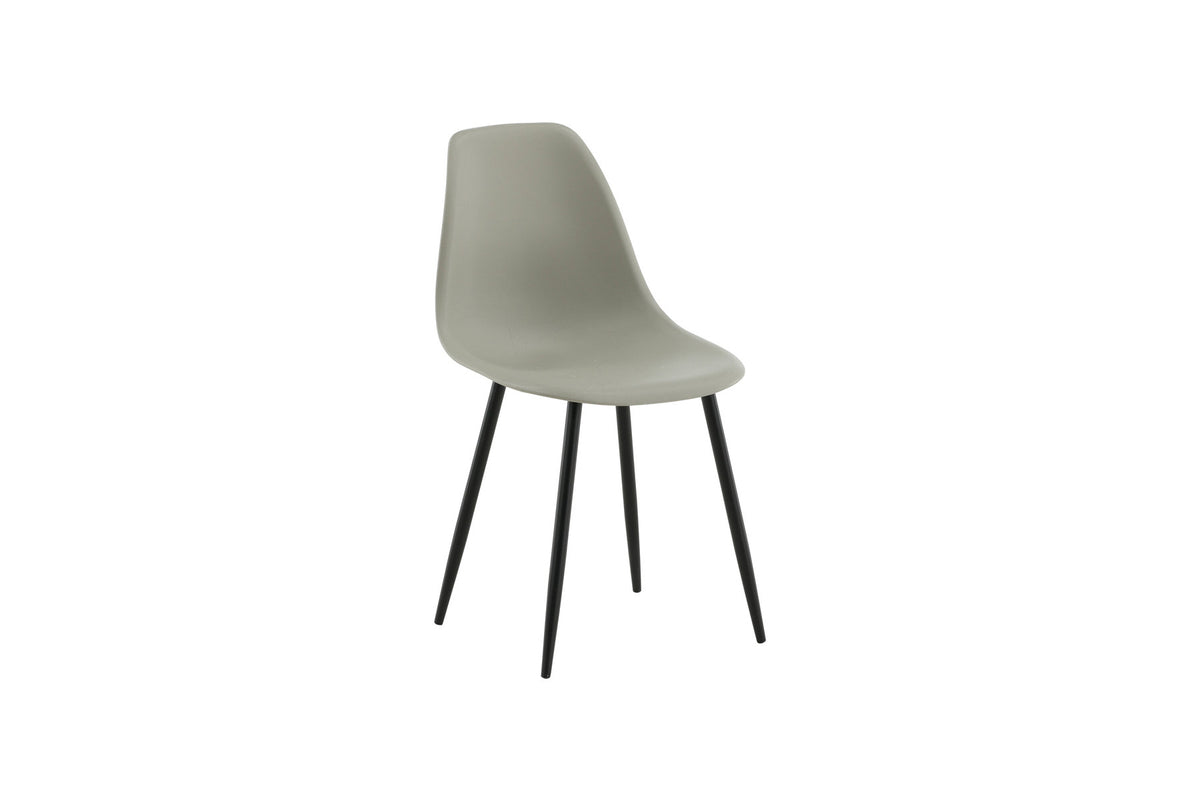 Polar Stuhl Plastic in Grau präsentiert im Onlineshop von KAQTU Design AG. Stuhl ist von Venture Home