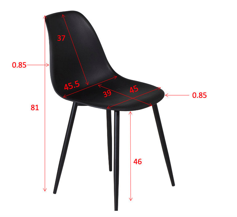 Polar Stuhl Plastic in Grau präsentiert im Onlineshop von KAQTU Design AG. Stuhl ist von Venture Home