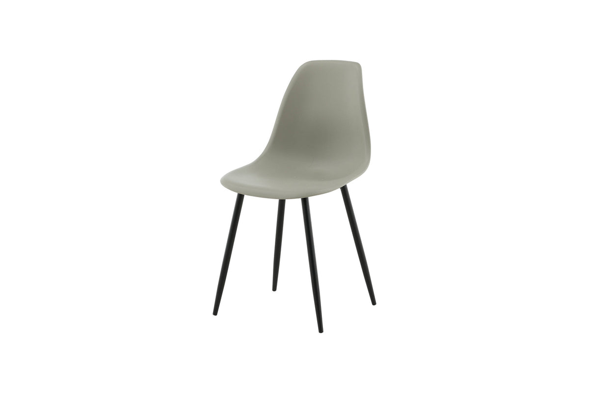Polar Stuhl Plastic in Grau präsentiert im Onlineshop von KAQTU Design AG. Stuhl ist von Venture Home