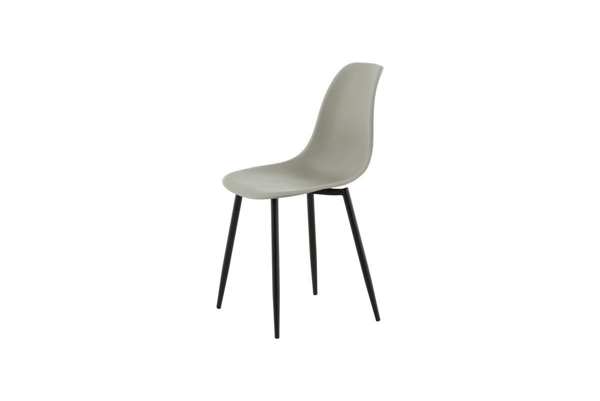 Polar Stuhl Plastic in Grau präsentiert im Onlineshop von KAQTU Design AG. Stuhl ist von Venture Home