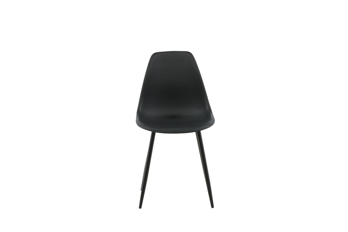 Polar Stuhl Plastic in Schwarz präsentiert im Onlineshop von KAQTU Design AG. Stuhl ist von Venture Home