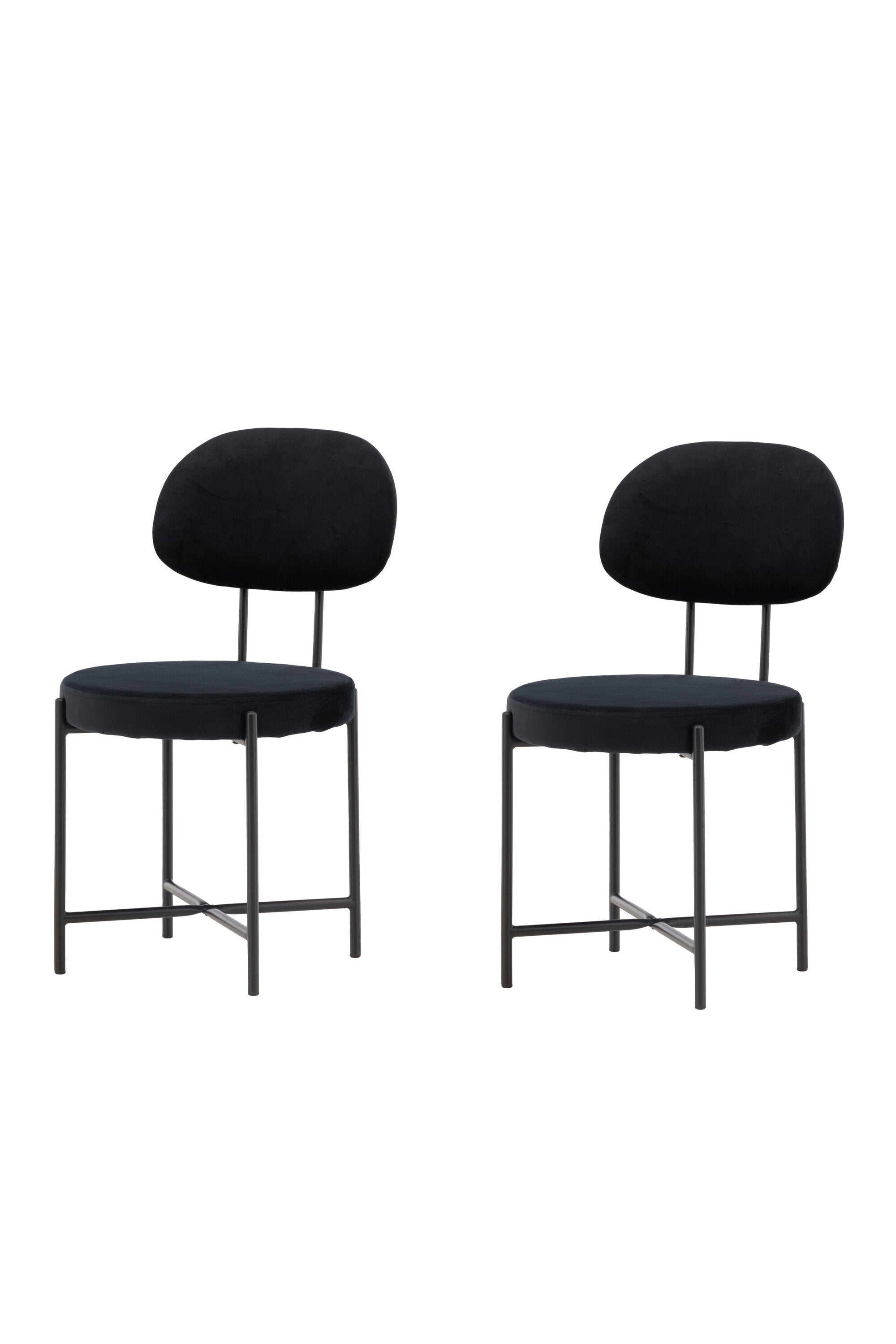 Stella Stuhl in Schwarz präsentiert im Onlineshop von KAQTU Design AG. Stuhl ist von Venture Home