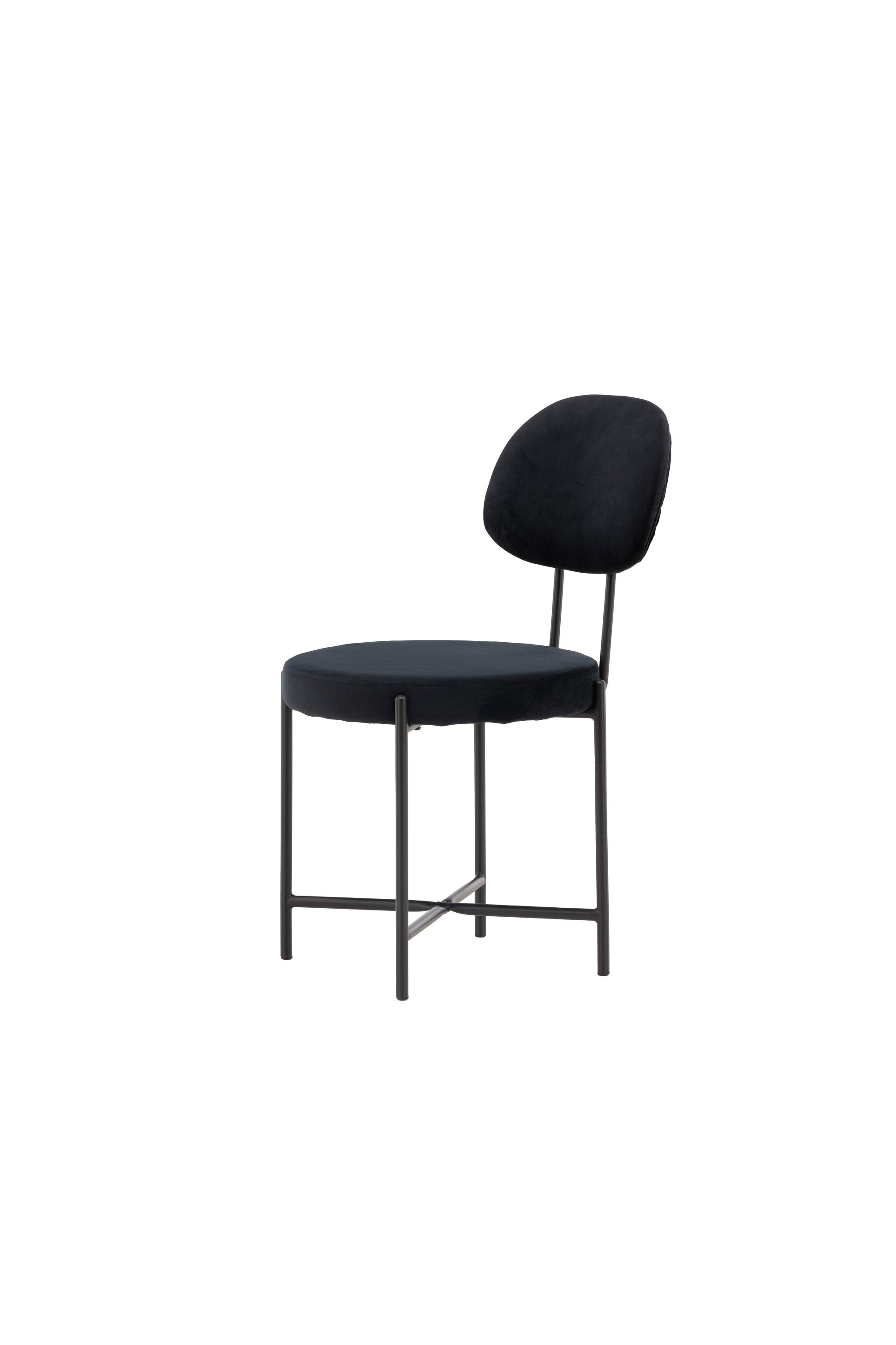 Stella Stuhl in Schwarz präsentiert im Onlineshop von KAQTU Design AG. Stuhl ist von Venture Home