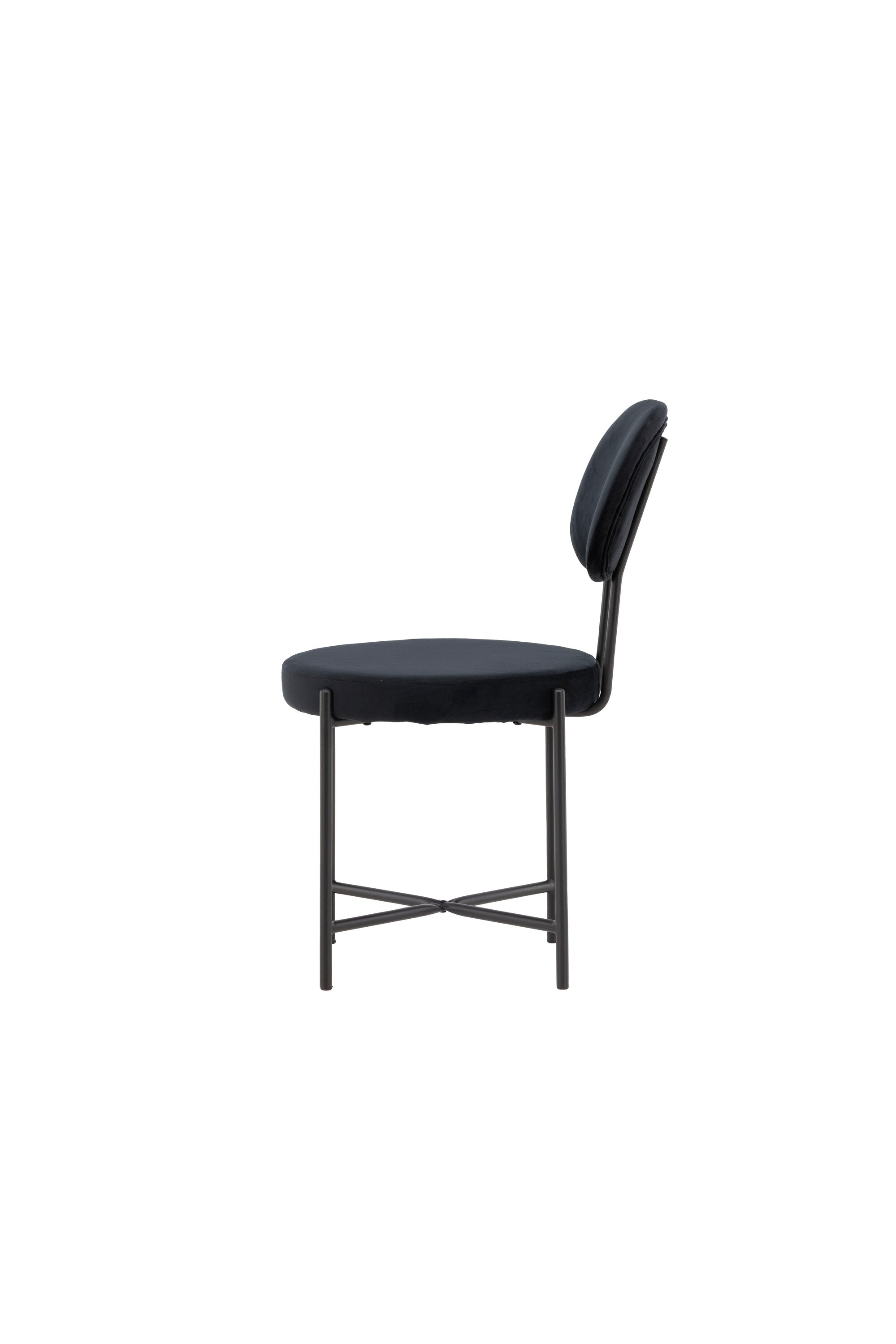 Stella Stuhl in Schwarz präsentiert im Onlineshop von KAQTU Design AG. Stuhl ist von Venture Home