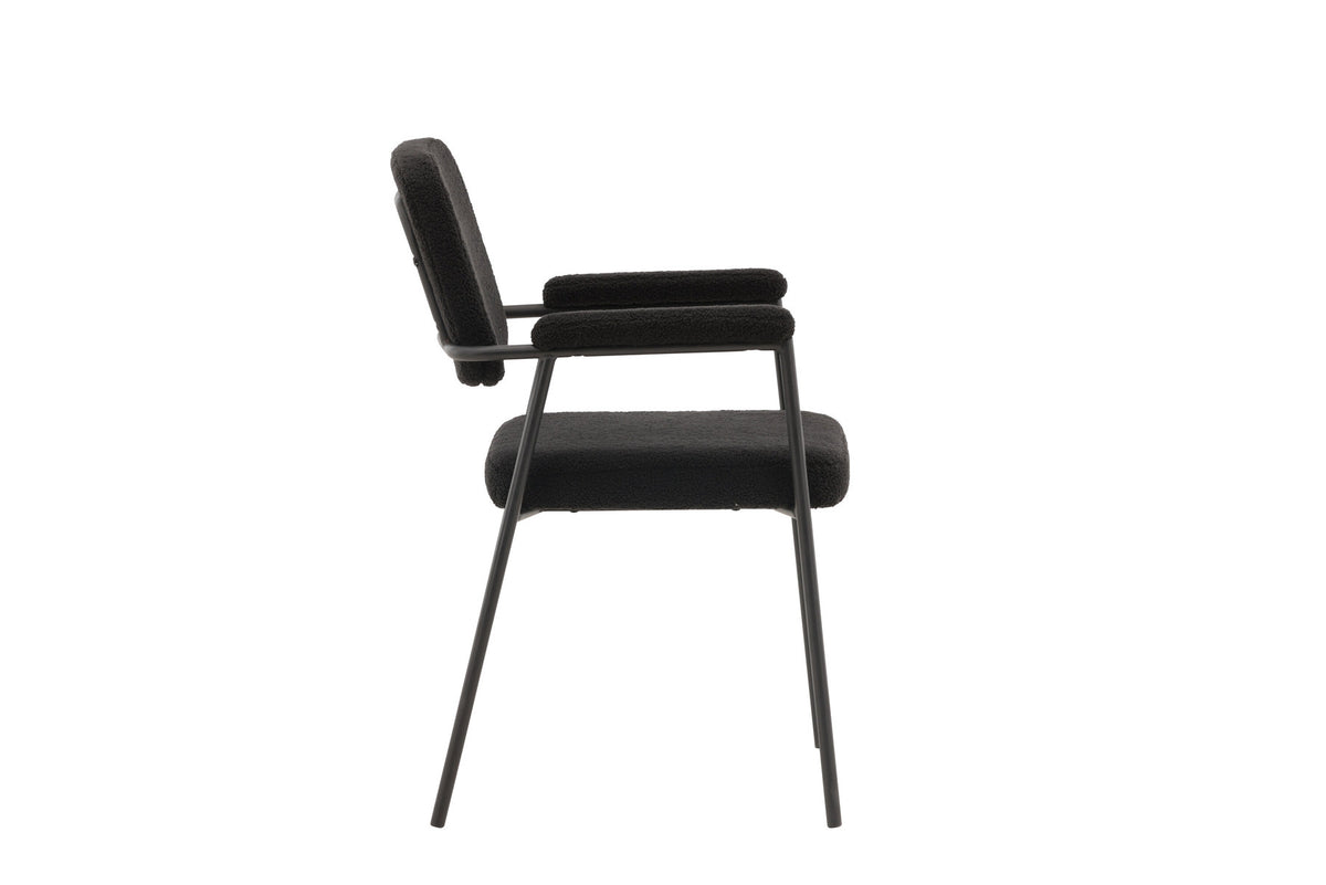 Yesterday  Stuhl in Schwarz präsentiert im Onlineshop von KAQTU Design AG. Stuhl mit Armlehne ist von Venture Home