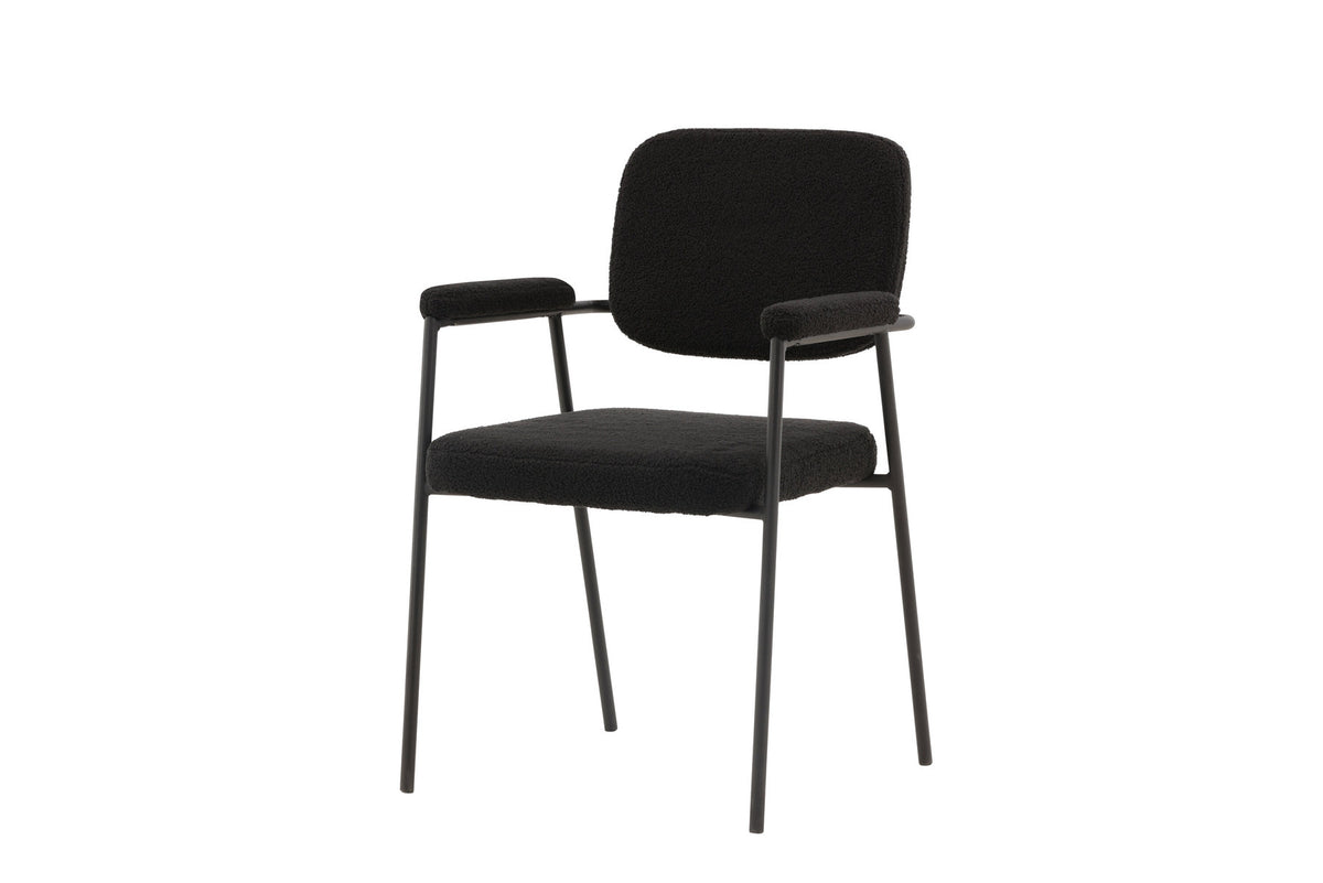 Yesterday  Stuhl in Schwarz präsentiert im Onlineshop von KAQTU Design AG. Stuhl mit Armlehne ist von Venture Home