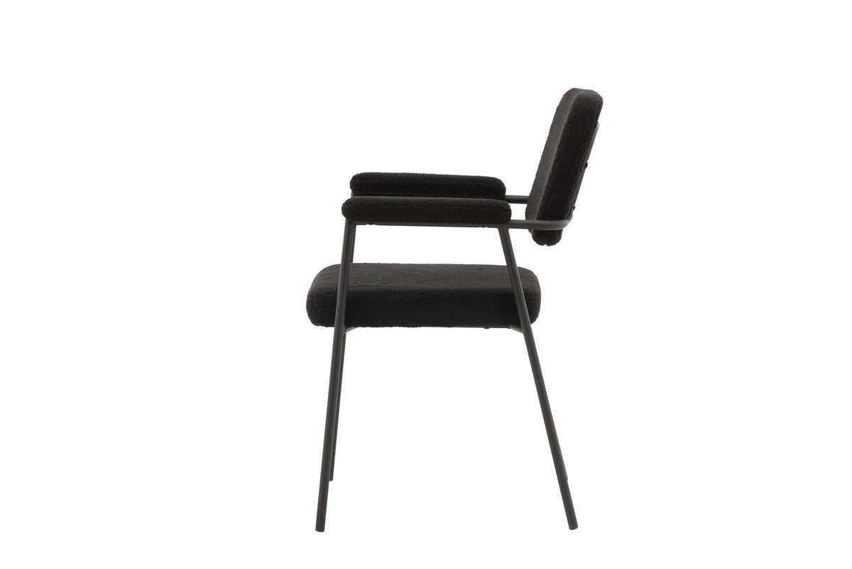 Yesterday  Stuhl in Schwarz präsentiert im Onlineshop von KAQTU Design AG. Stuhl mit Armlehne ist von Venture Home
