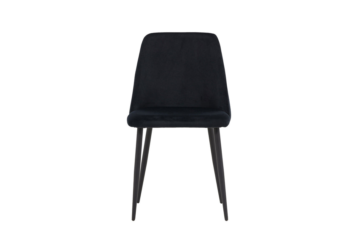 Night Stuhl in Schwarz präsentiert im Onlineshop von KAQTU Design AG. Stuhl ist von Venture Home