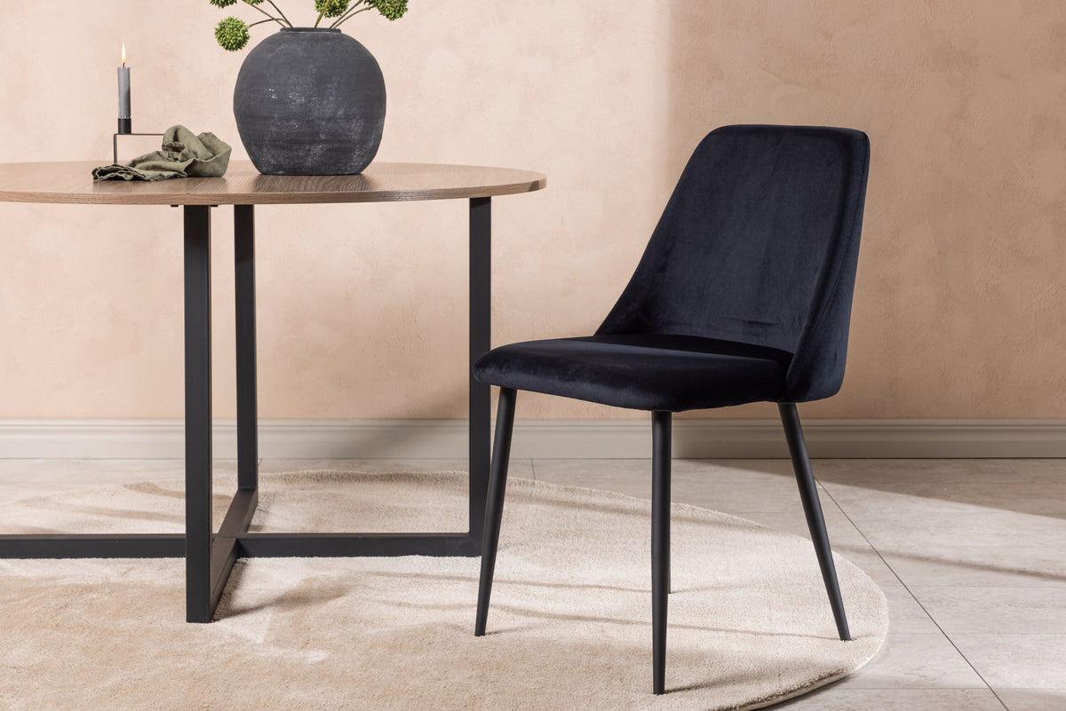 Night Stuhl in Schwarz präsentiert im Onlineshop von KAQTU Design AG. Stuhl ist von Venture Home