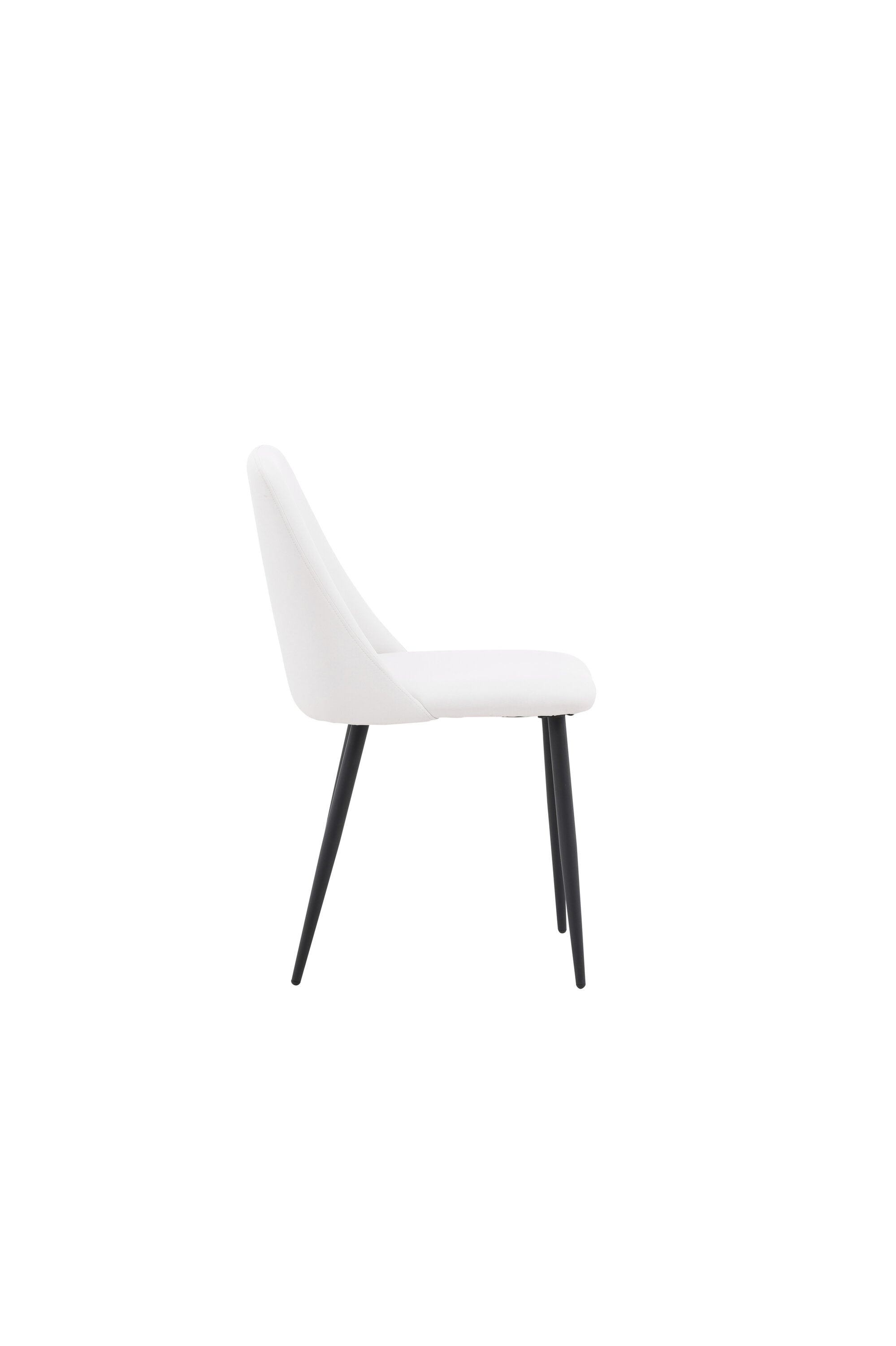 Night Stuhl in Weiss präsentiert im Onlineshop von KAQTU Design AG. Stuhl ist von Venture Home