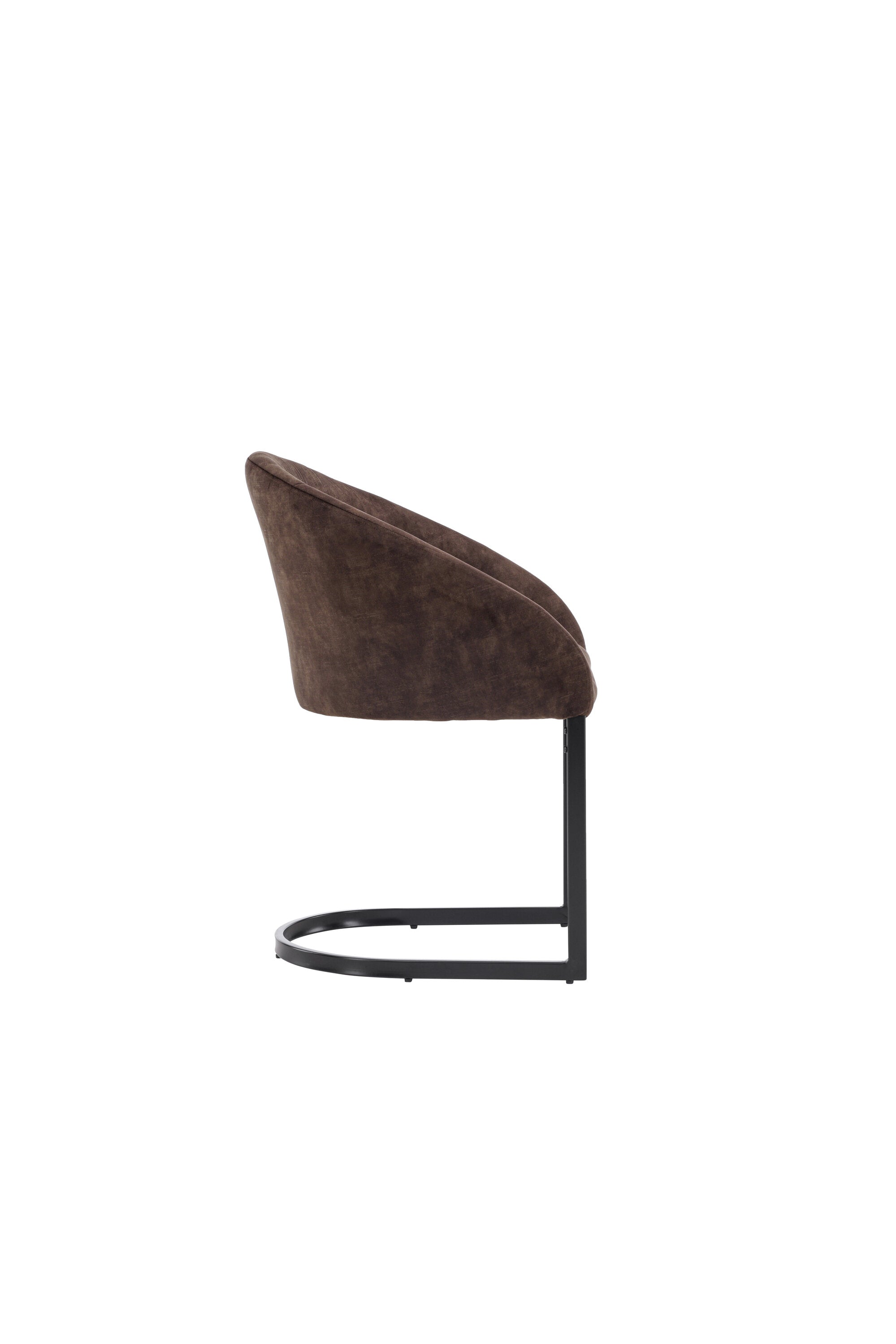 Evening Stuhl in Dunkelbraun präsentiert im Onlineshop von KAQTU Design AG. Schalenstuhl ist von Venture Home