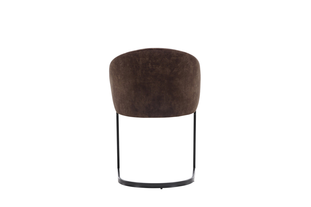 Evening Stuhl in Dunkelbraun präsentiert im Onlineshop von KAQTU Design AG. Schalenstuhl ist von Venture Home