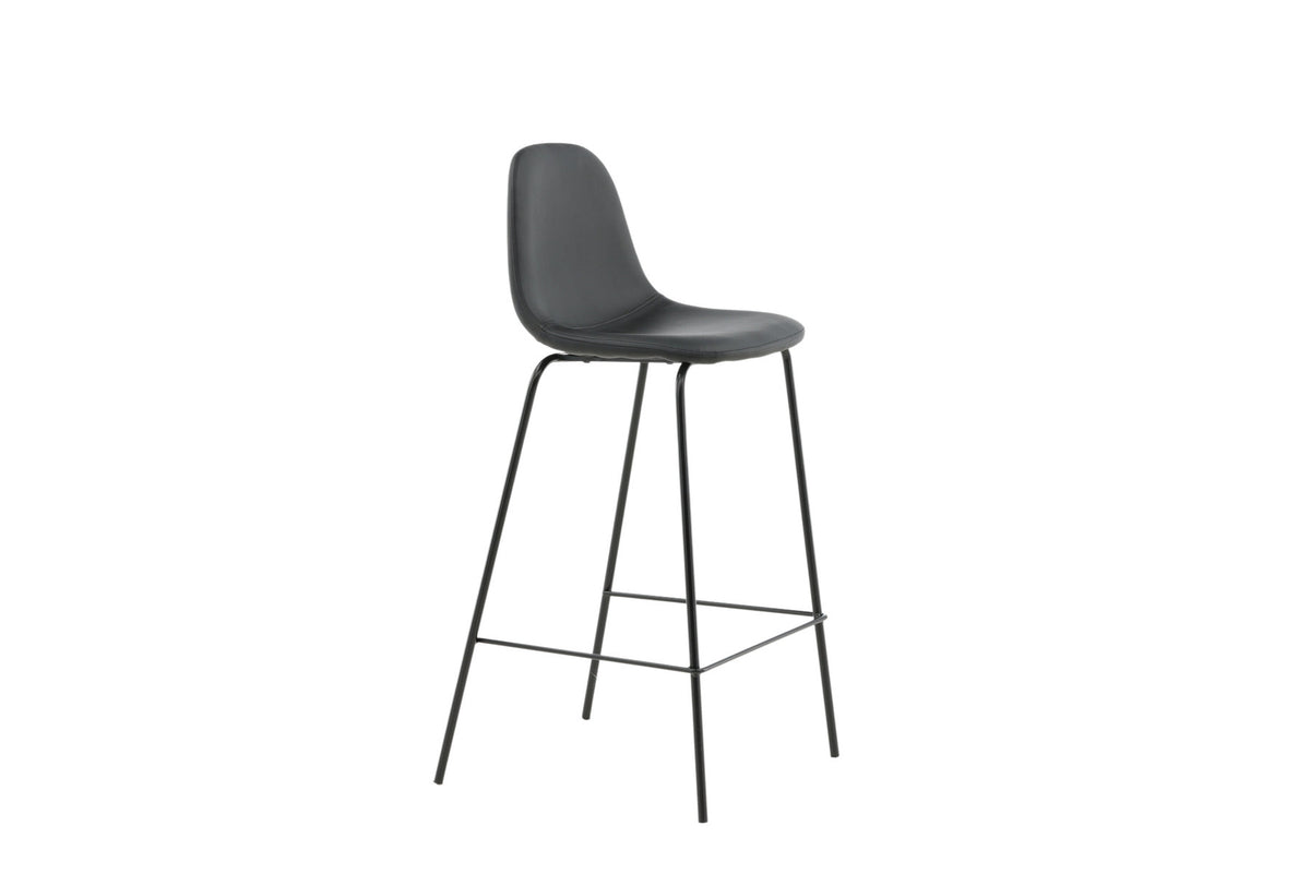 Polar Barstuhl in Schwarz präsentiert im Onlineshop von KAQTU Design AG. Barstuhl ist von Venture Home