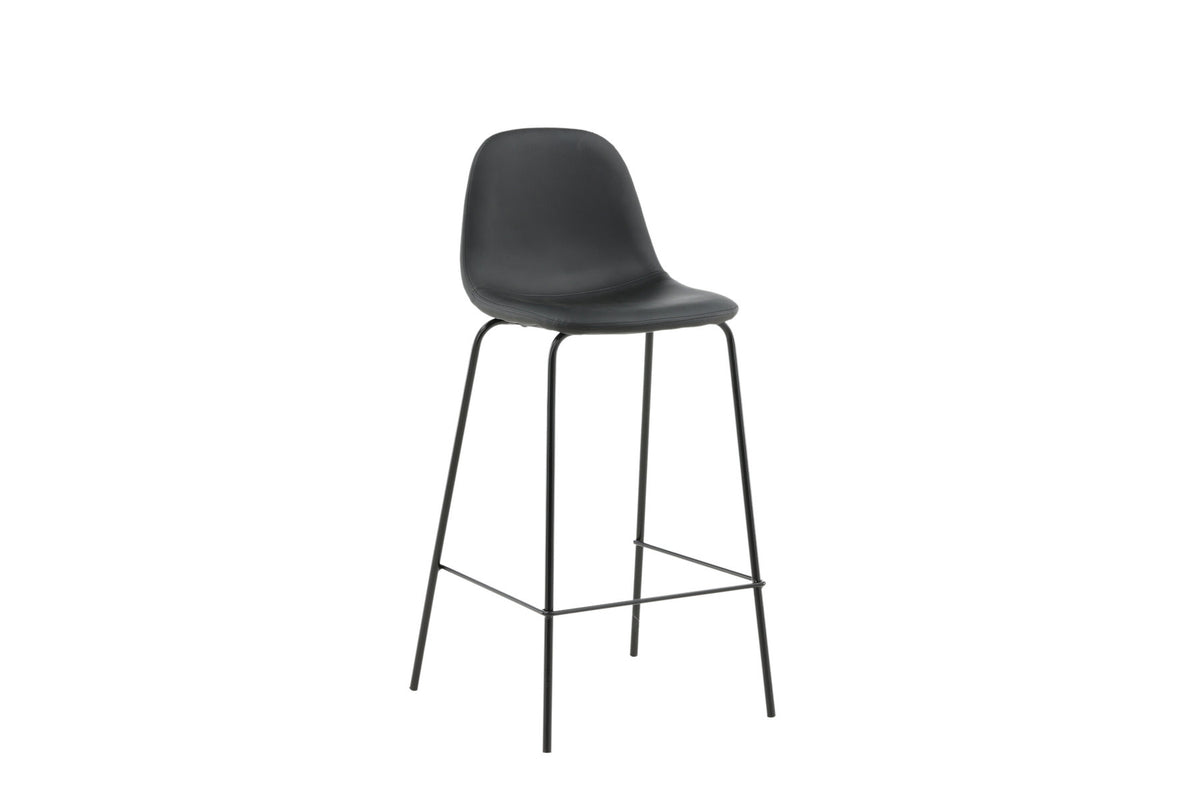 Polar Barstuhl in Schwarz präsentiert im Onlineshop von KAQTU Design AG. Barstuhl ist von Venture Home