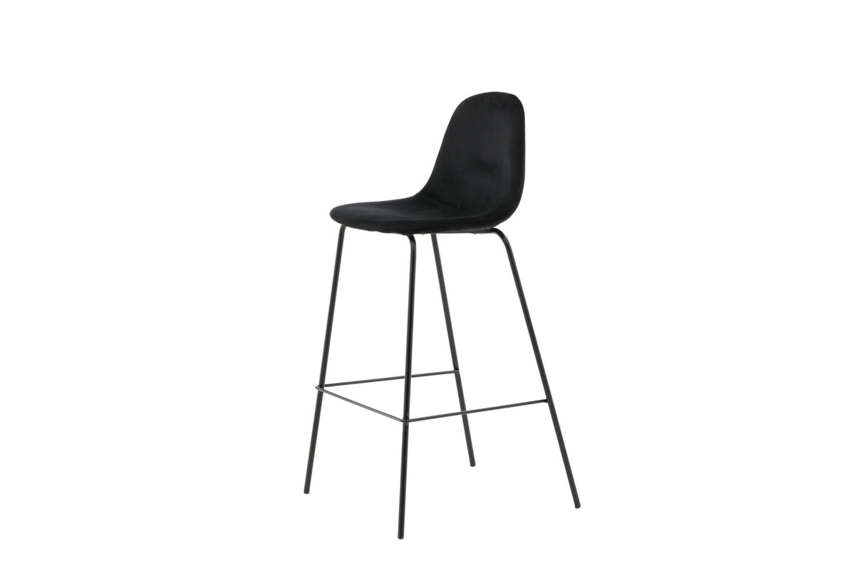 Polar Barstuhl in Schwarz präsentiert im Onlineshop von KAQTU Design AG. Barstuhl ist von Venture Home