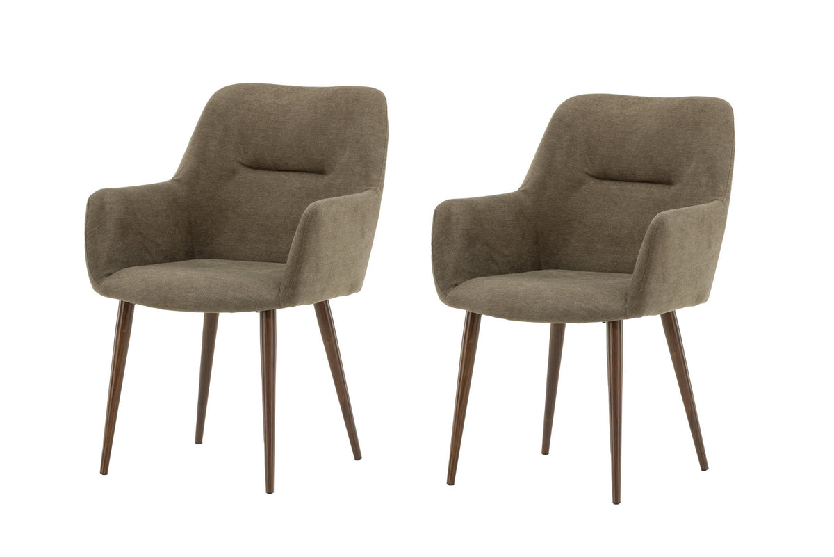 Tomorrow Stuhl in Braun präsentiert im Onlineshop von KAQTU Design AG. Stuhl mit Armlehne ist von Venture Home