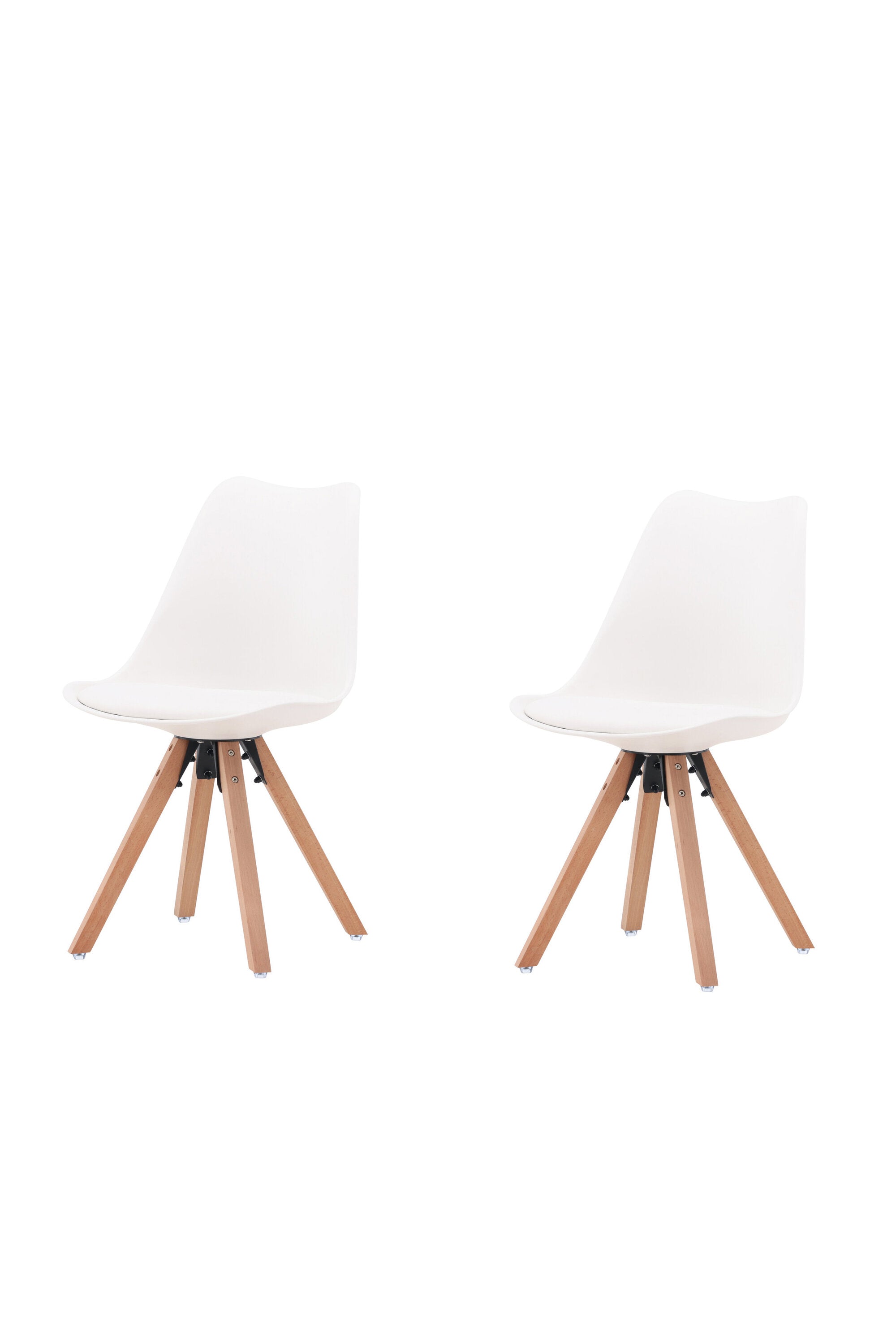 Zeno Stuhl in Weiss / Natur präsentiert im Onlineshop von KAQTU Design AG. Stuhl ist von Venture Home